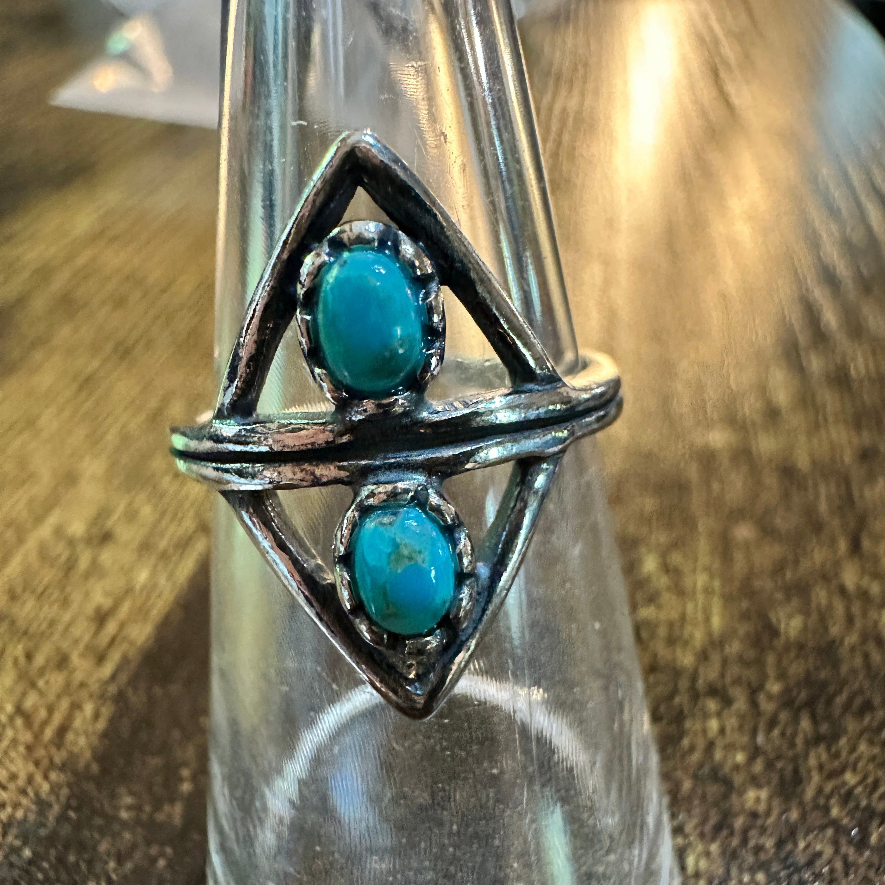 Other Boho Native American Turquoise Serenity Adjustable Sterling Size ONE SIZE - 5 Thumbnail