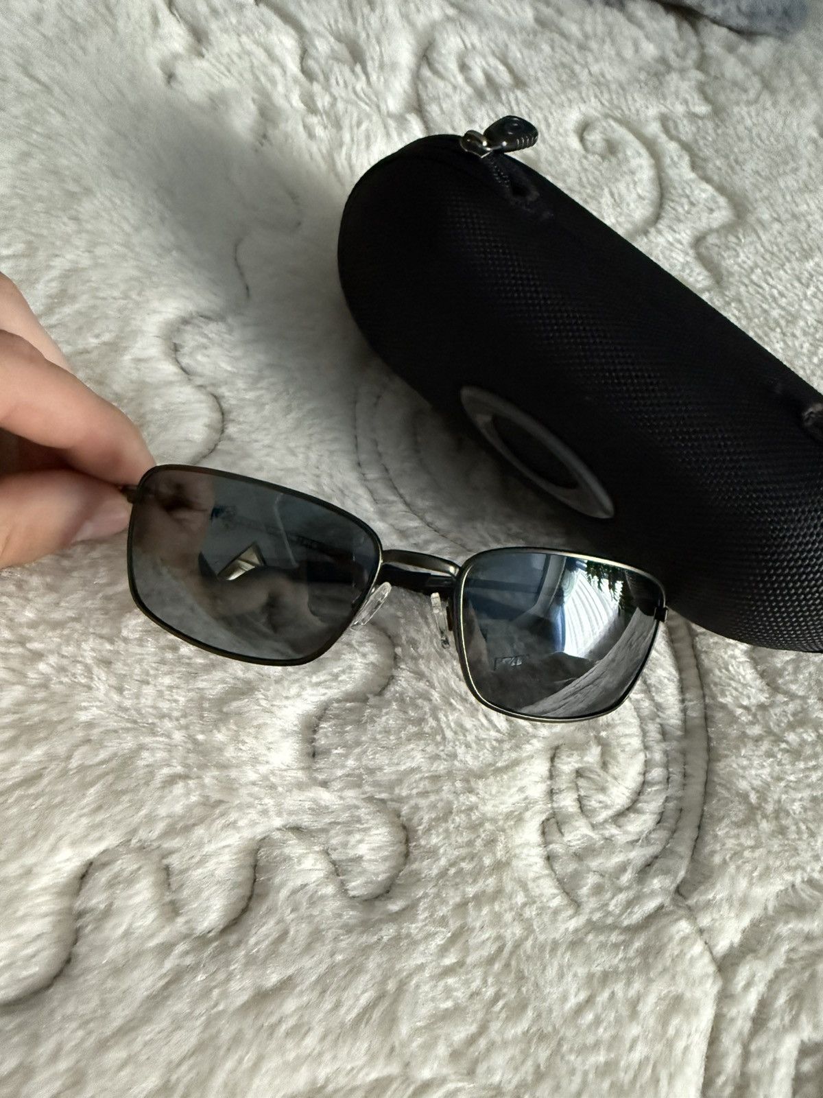 Oakley × Other Oakley Titanium Square Wire Sunglasses Size 32 - 2 Thumbnail