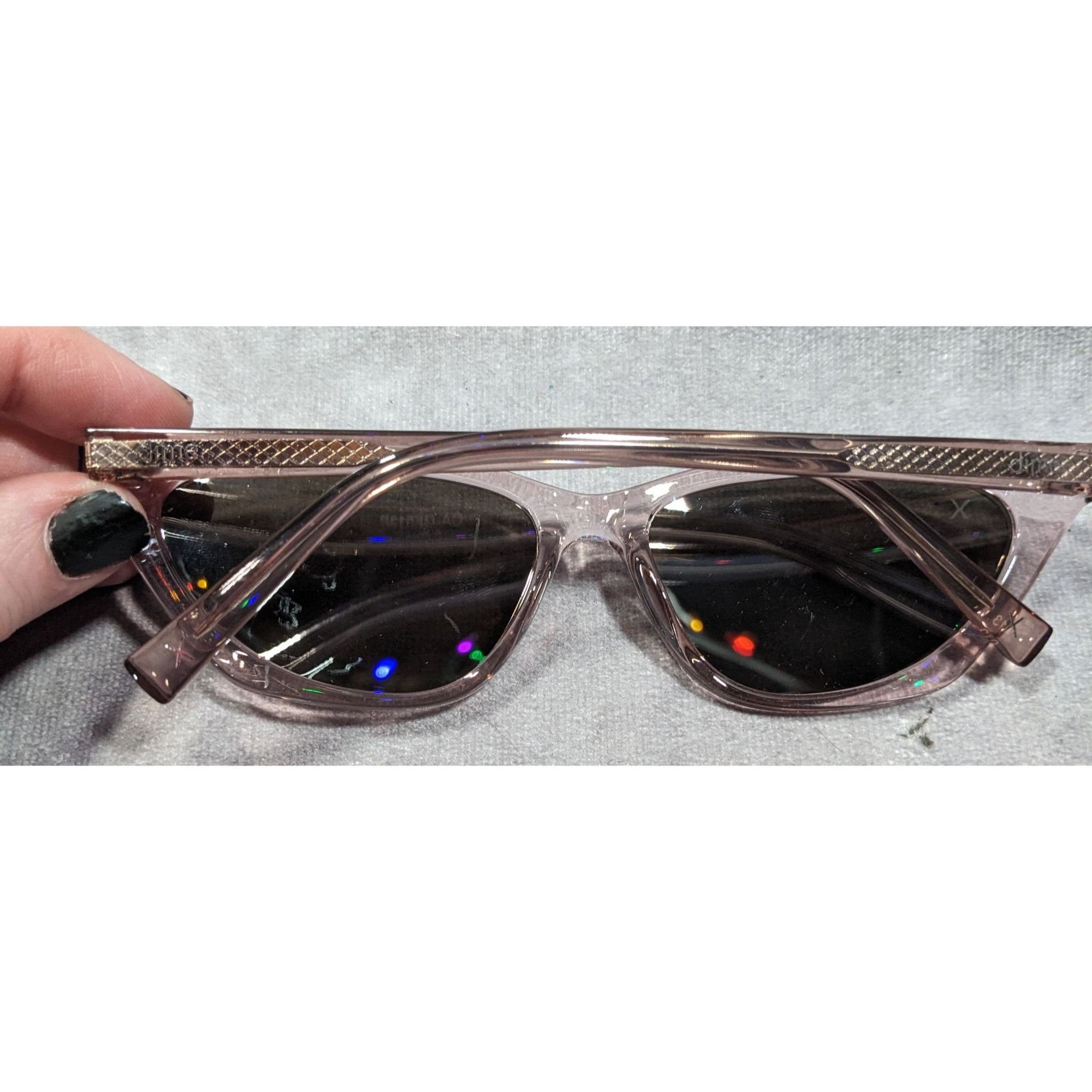Other Dime Optics Keep Dreaming Translucent Pink Narrow Cateye Sun Size ONE SIZE - 3 Thumbnail