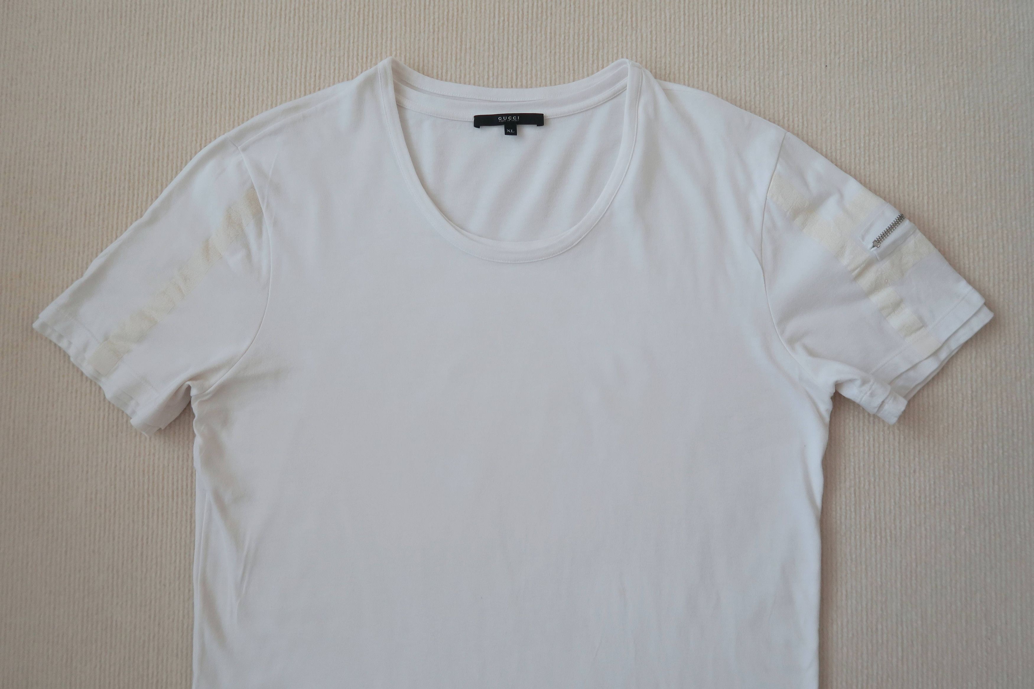 Gucci Gucci Double Layer Zipped Sleeve Pocket T-Shirt Size US XL / EU 56 / 4 - 2 Thumbnail
