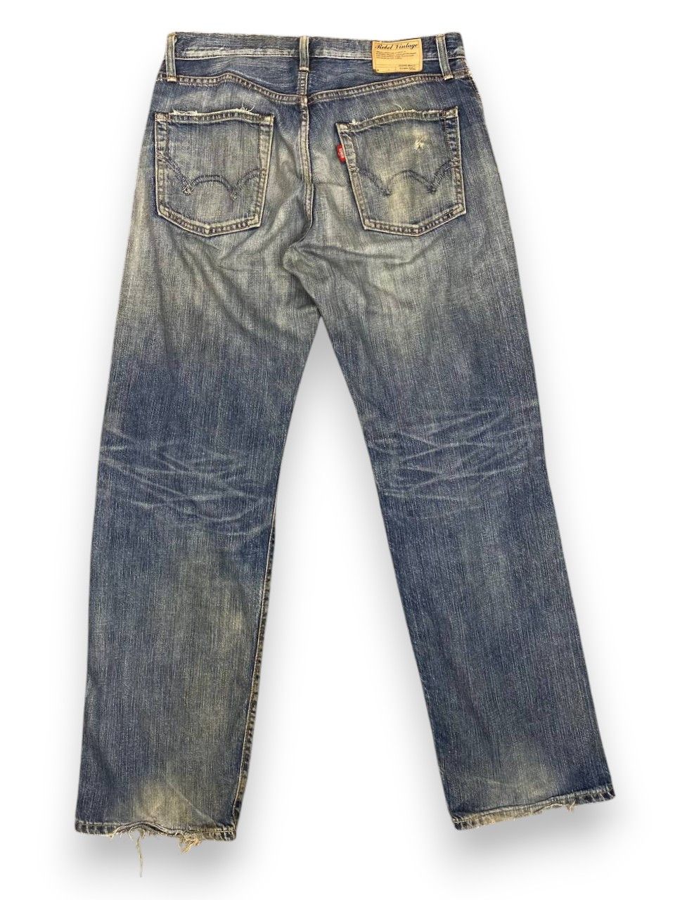 Edwin vintage edwin rebel distressed denim top button missing Size US 33 - 2 Thumbnail