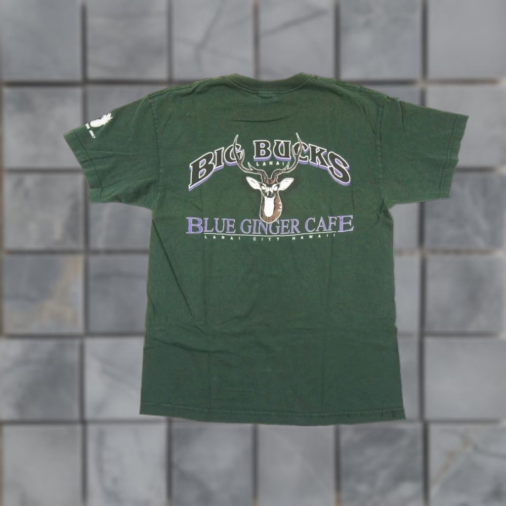 Vintage VINTAGE Alstyle Apparel Green Hawaiian T-Shirt Mens Large Size US L / EU 52-54 / 3 - 1 Thumbnail
