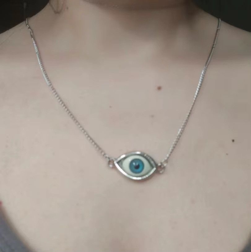 Jewelry Vintage Gothic Devil's Eye Necklace Size ONE SIZE - 4 Thumbnail