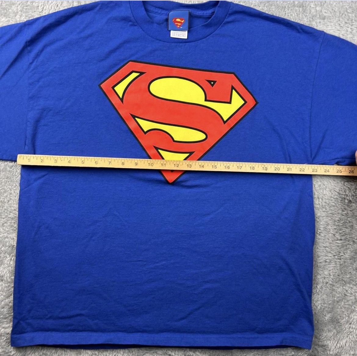 Vintage Vintage Superman T Shirt Blue XL Y2K DC Comics Superhero 00s Size US XL / EU 56 / 4 - 3 Thumbnail