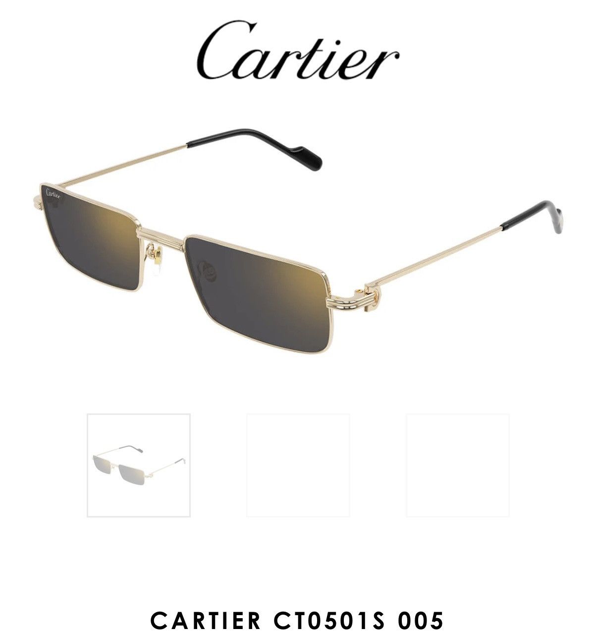 Carrier Gold sunglasses msrp $1700