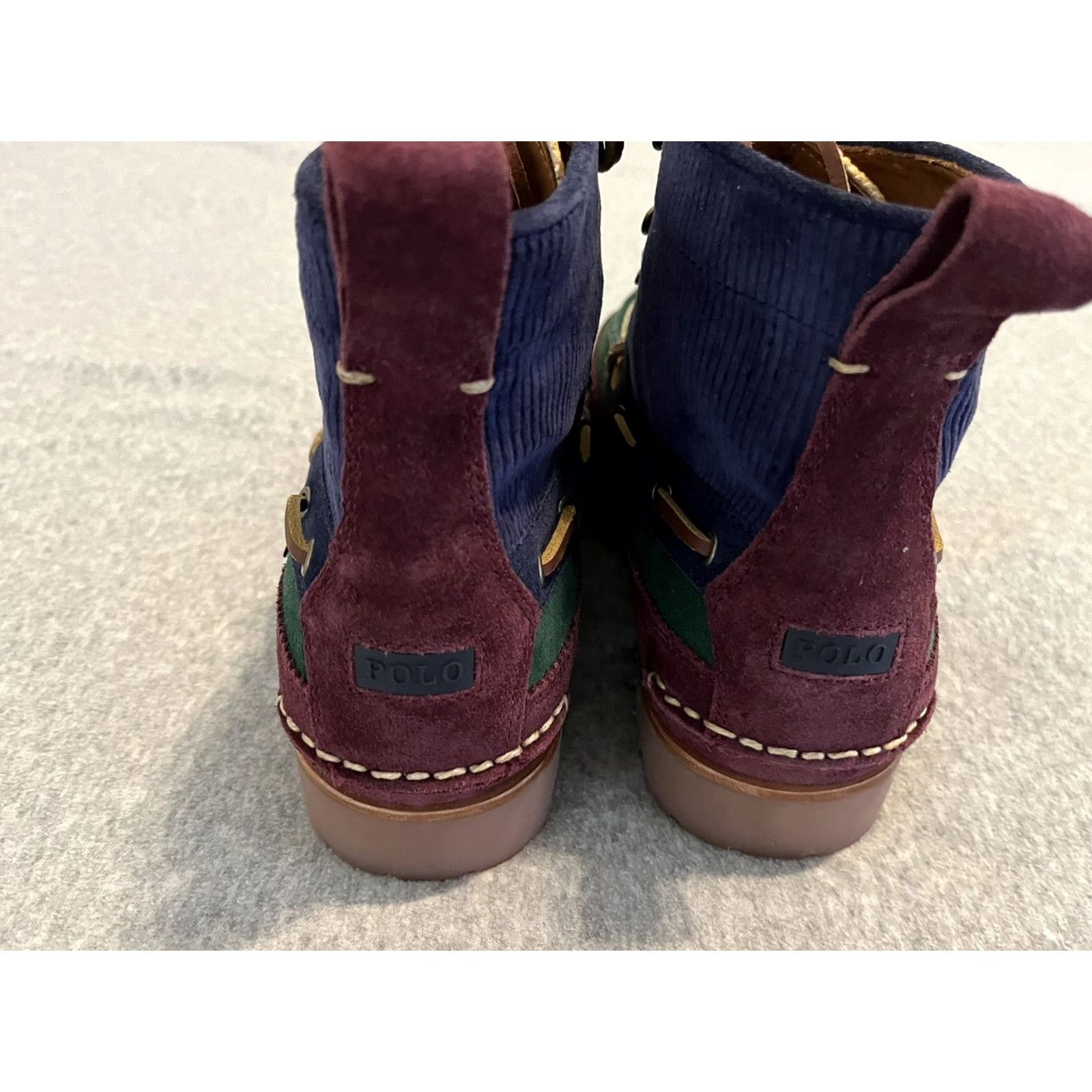Polo Ralph Lauren Polo Ralph Lauren Ranger Mid Colorblock Suede Corduroy Boots Mens 10 New Chukka Lace Up Multicolor Boots Size US M / EU 48-50 / 2 - 4 Thumbnail