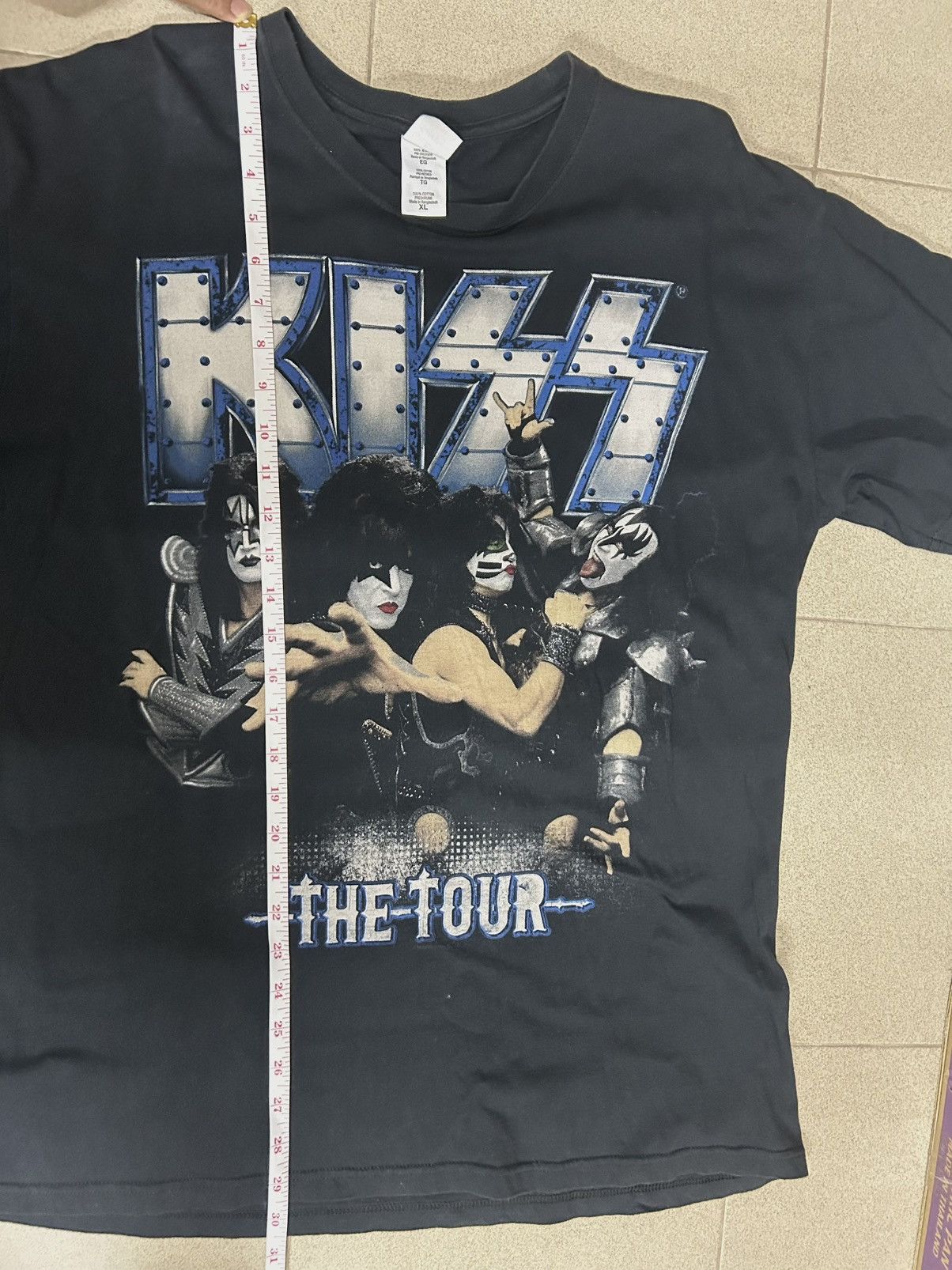 Band Tees × KISS × Vintage 2012 Kiss the tour Oslo Norway T-Shirt Size US XL / EU 56 / 4 - 13 Thumbnail