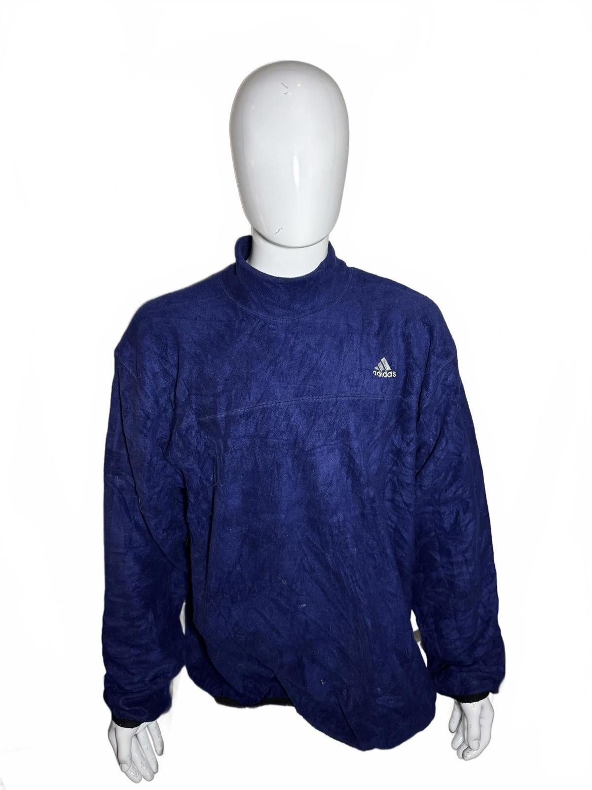 Adidas Adidas Vintage Navy Blue Sweatshirt Size US XXL / EU 58 / 5 - 2 Thumbnail