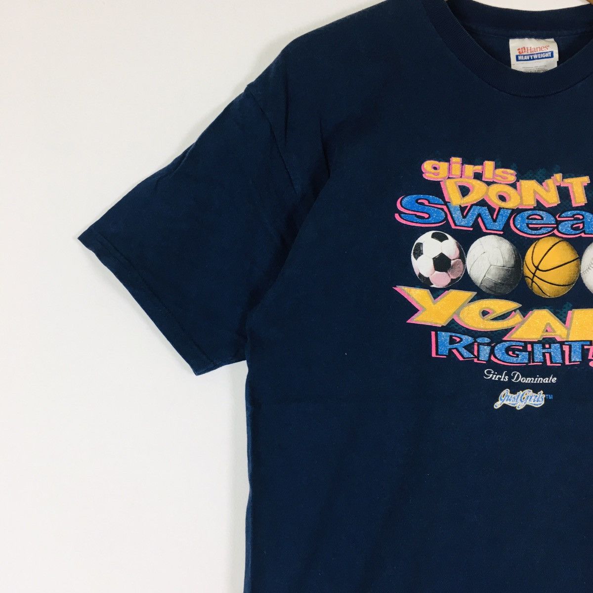 Hanes × Vintage Vintage Girls Don’t Sweat Sportswear Size M / US 6-8 / IT 42-44 - 4 Thumbnail