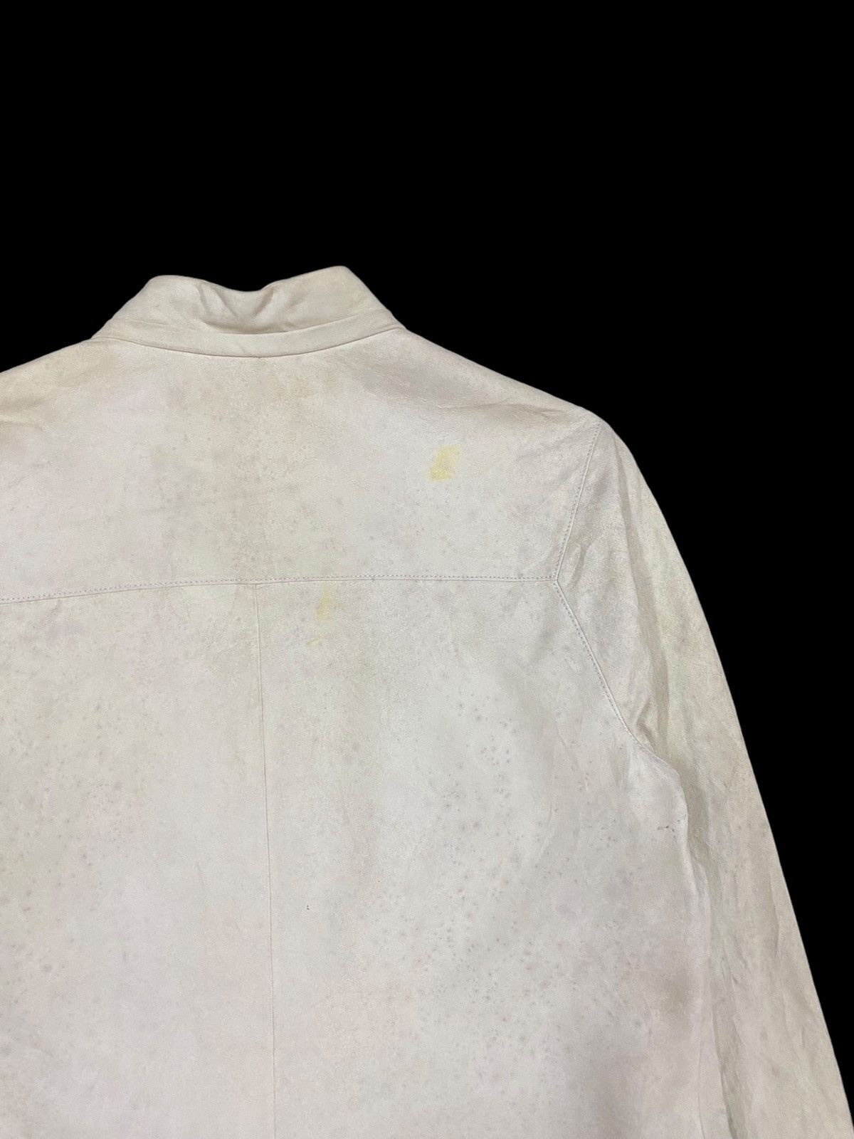 Loewe Authentic🔥Loewe Goat Skin/Silk Liner Button Ups Shirt Size US XXS / EU 40 - 19 Thumbnail
