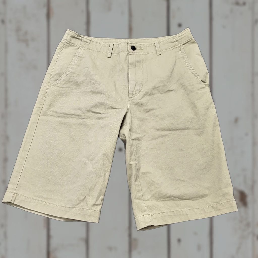 Vintage J. Ferrar Shorts Men's 30 Khaki Chino Denim 100% Cotton Pockets Button Size US 30 / EU 46 - 1 Thumbnail