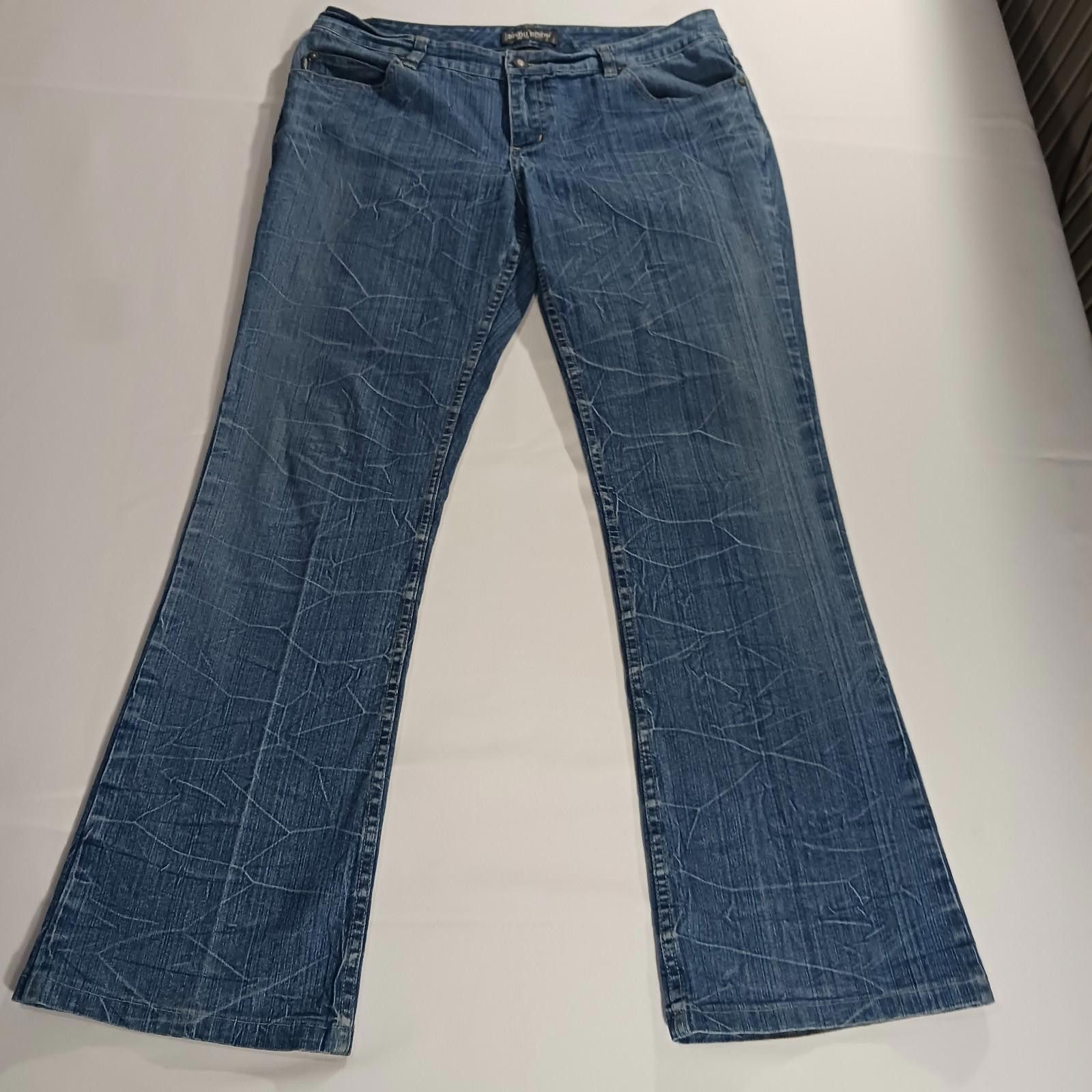 Other Bisou Bisou Michele Bohbot Women Blue Jeans Size 10 (32×29) Size 32" / US 10 / IT 46 - 12 Thumbnail