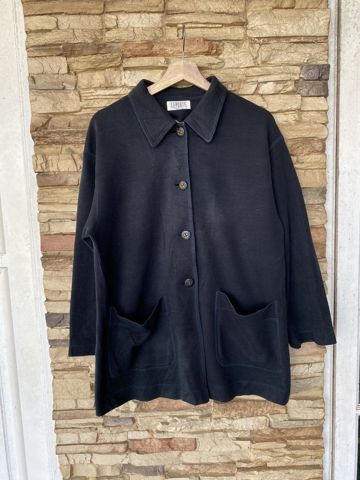 Leporte Tokyo Style Button Up Sweater