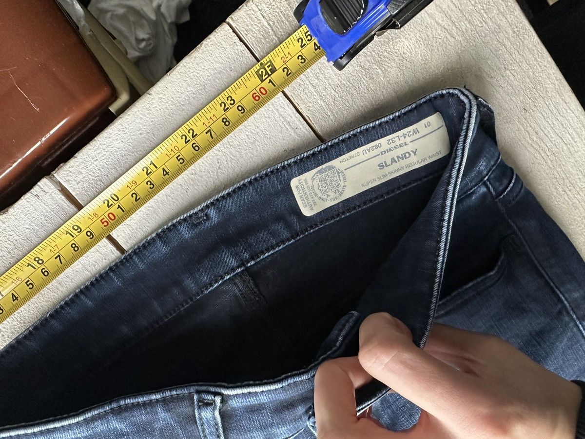 Diesel 🚨 DIESEL AVANT GARDE GOTHIC WOMEN JEANS LOGO IFSIXWASNINE Size 24" / US 00 / IT 34 - 5 Thumbnail