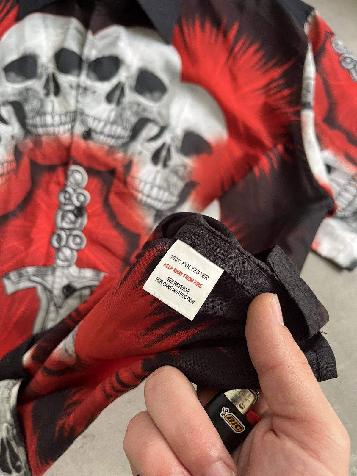 Other Rick Ass Crew Skulls Button Ups Shirt Mens L Size US L / EU 52-54 / 3 - 4 Thumbnail