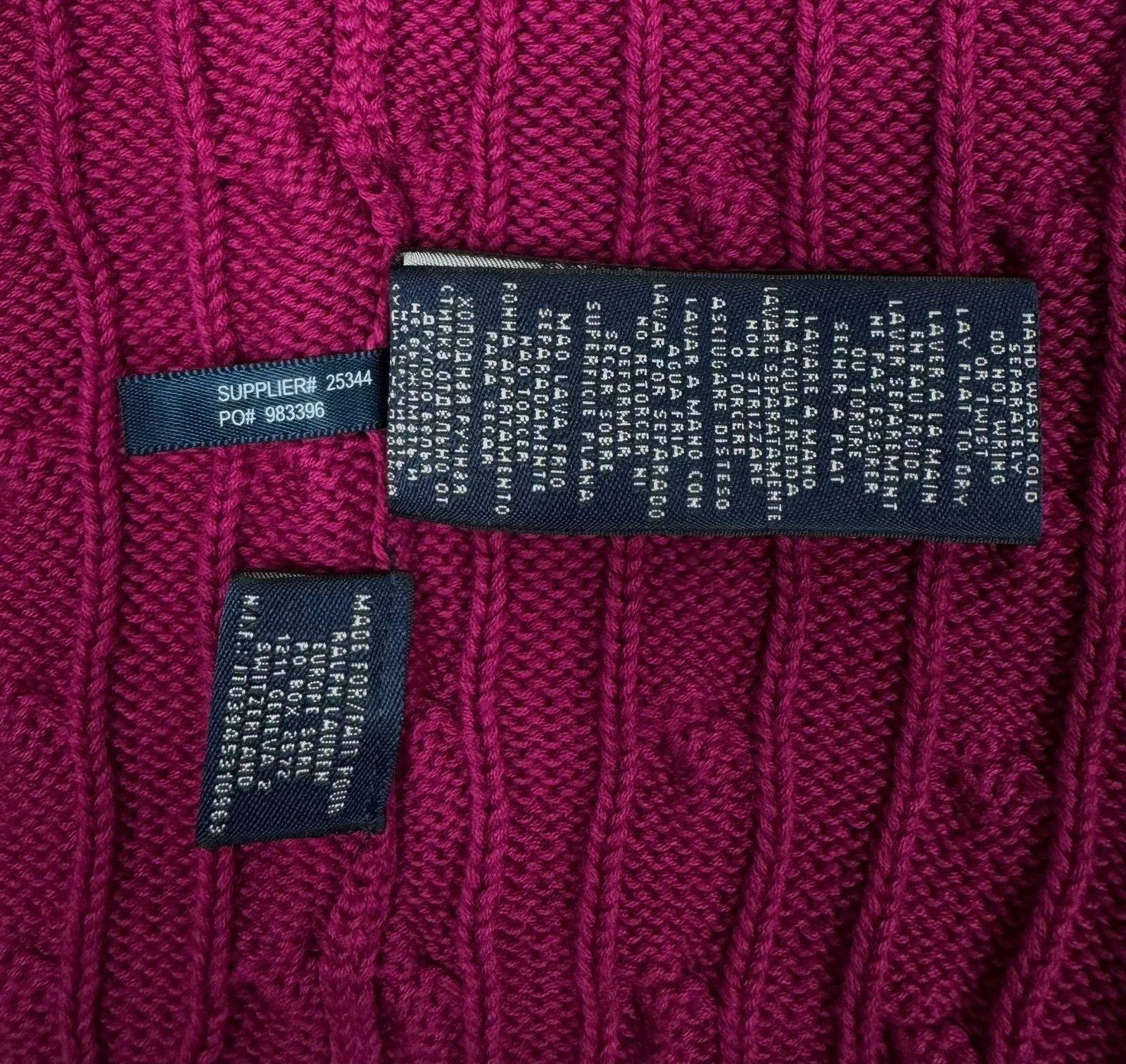 Ralph Lauren Ralph Lauren Sport Vintage 100% Cotton Jumper V-Neck size M Size M / US 6-8 / IT 42-44 - 12 Thumbnail