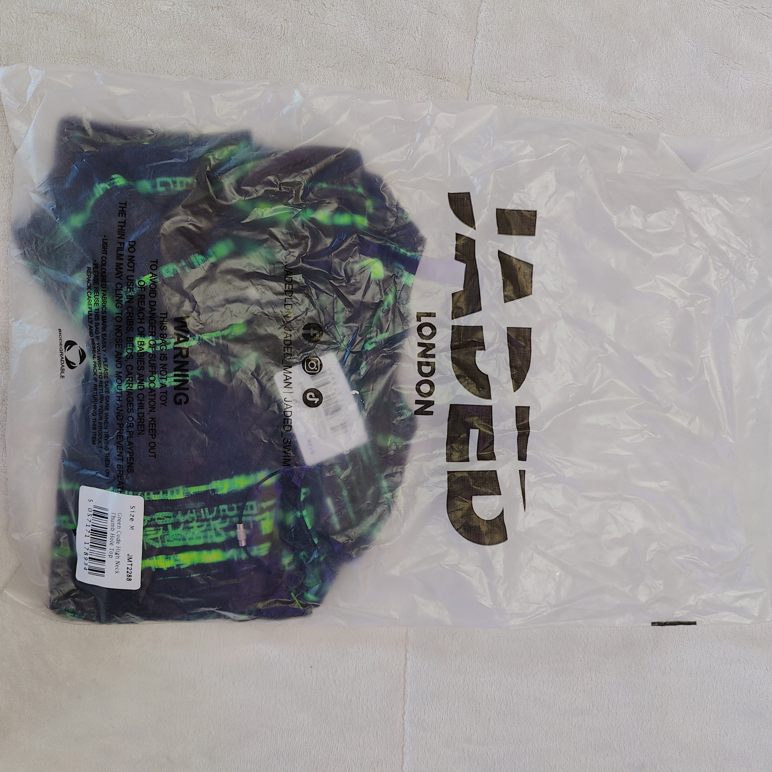 Jaded London NWT Jaded London x Matrix Cipher Long Sleeve