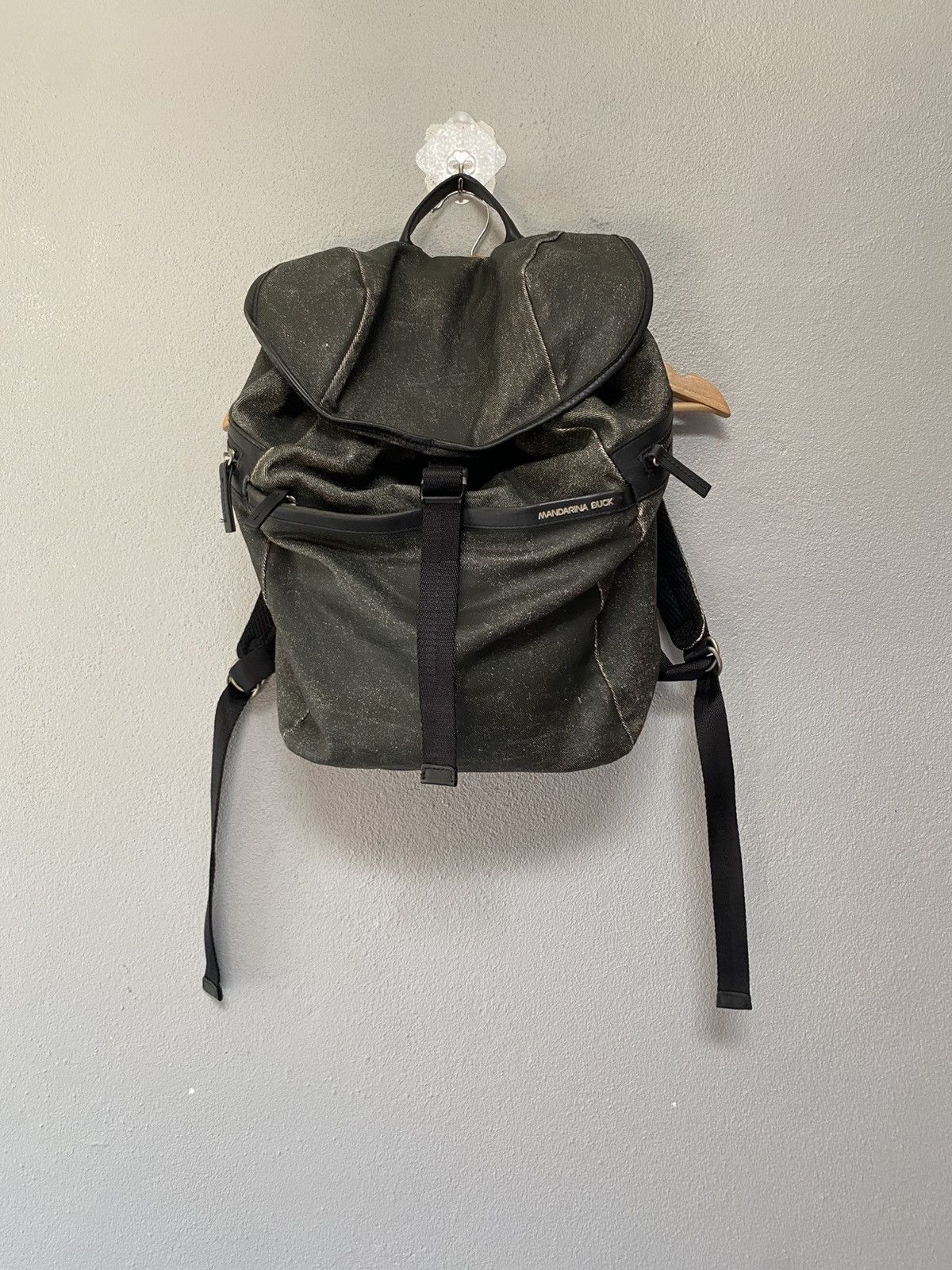 Mandarina Duck × Yohji Yamamoto Mandarina Duck by YohjiYamamoto backpack drawstring Size ONE SIZE - 7 Thumbnail