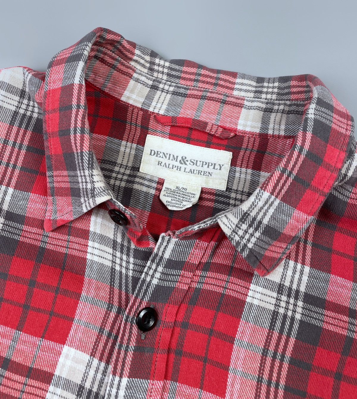 Denim & Supply Ralph Lauren Denim & Supply Ralph Lauren Flannel Checked LS Shirt Size XL Size US XL / EU 56 / 4 - 11 Thumbnail