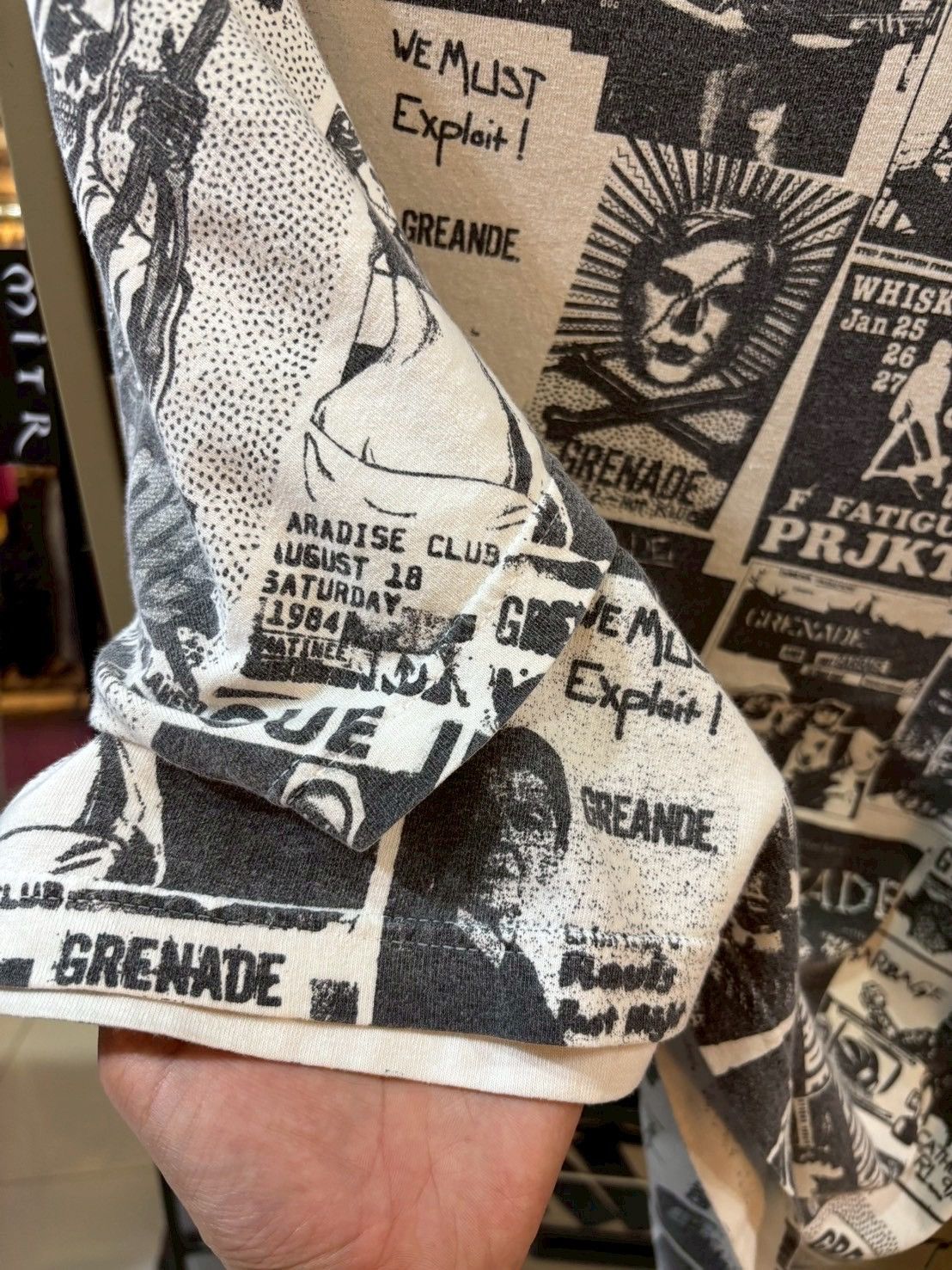 Vintage Vintage Grenade Punk 90’s Size US XL / EU 56 / 4 - 5 Thumbnail