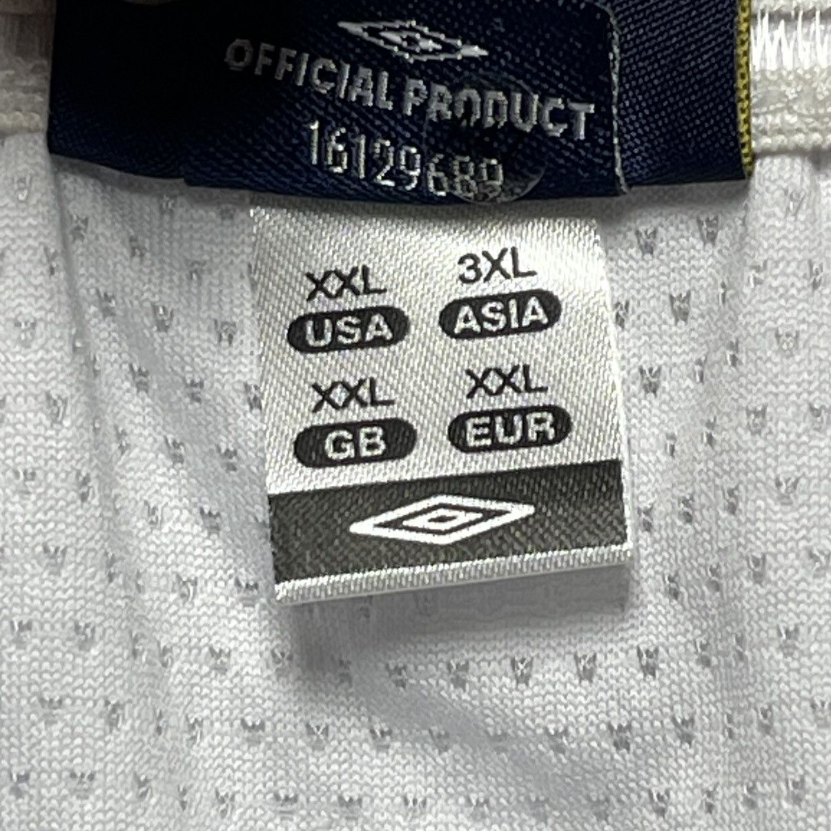 Umbro ENGLAND UMBRO 2006 WORLD CUP FOOTBALL AWAY SHORTS #7 BECKHAM Size US 40 / EU 56 - 6 Thumbnail