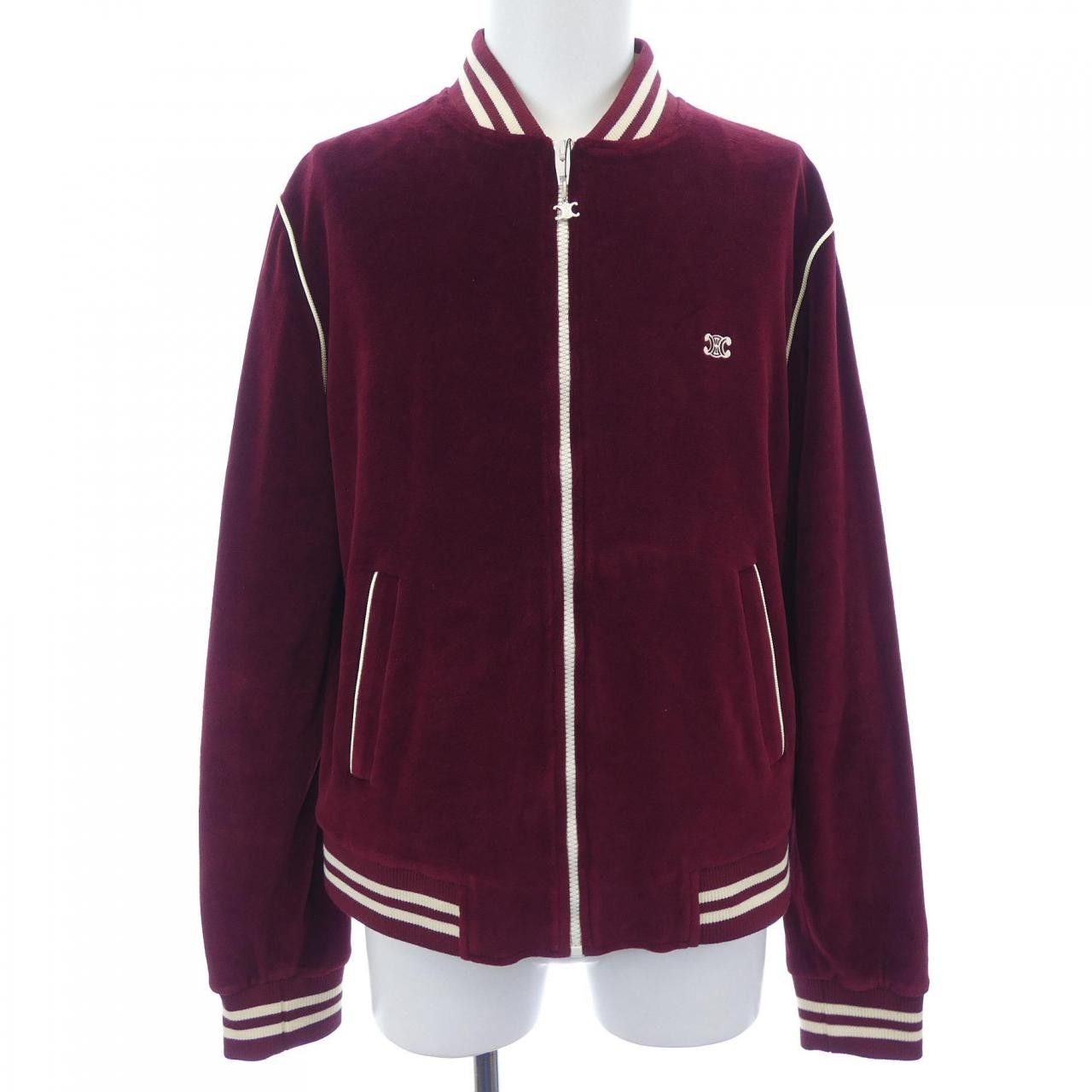 Celine Celine Celine Triomphe Teddy Jacket Blouson Textile Outerwear 2Y89C748Q DUTY FREE for USA Size ONE SIZE - 1 Thumbnail