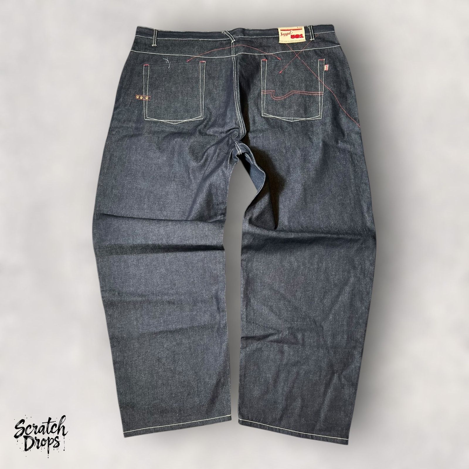 Other Jagged 581 Vintage Y2K Jeans NWT Size 54 Dark Wash Classic Size US 38 / EU 54 - 7 Thumbnail