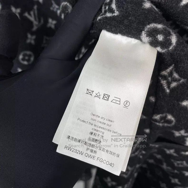 Louis Vuitton Louis Vuitton Black Old Flower Full Print Bathrobe Coat Size S / US 4 / IT 40 - 9 Thumbnail