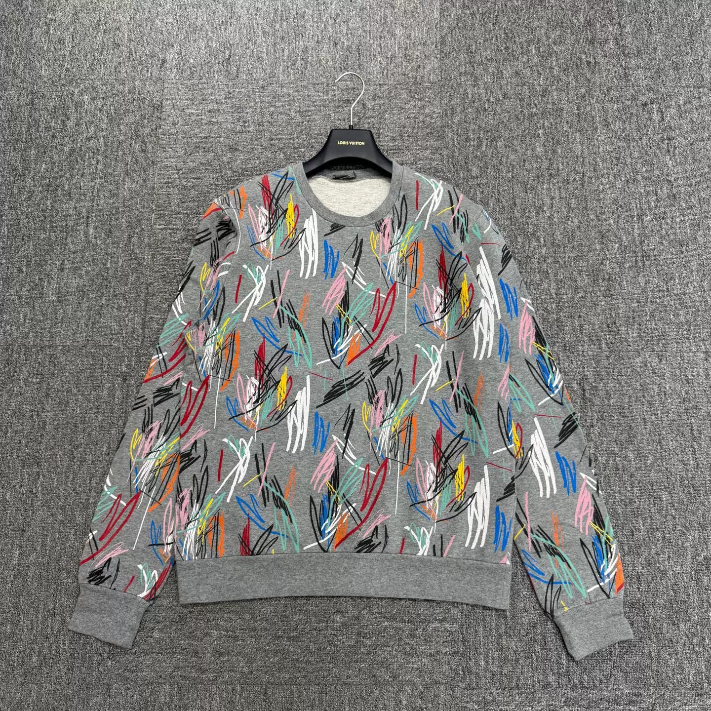 Dior Dior Colorful Line Print Sweatshirt Size US L / EU 52-54 / 3 - 1 Thumbnail