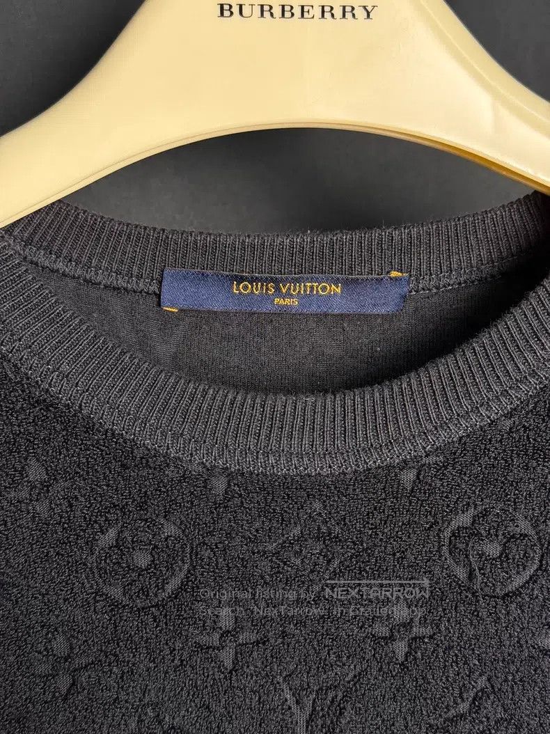 Louis Vuitton Louis Vuitton Black Terry fabric short sleeve T-shirt Size US S / EU 44-46 / 1 - 2 Thumbnail