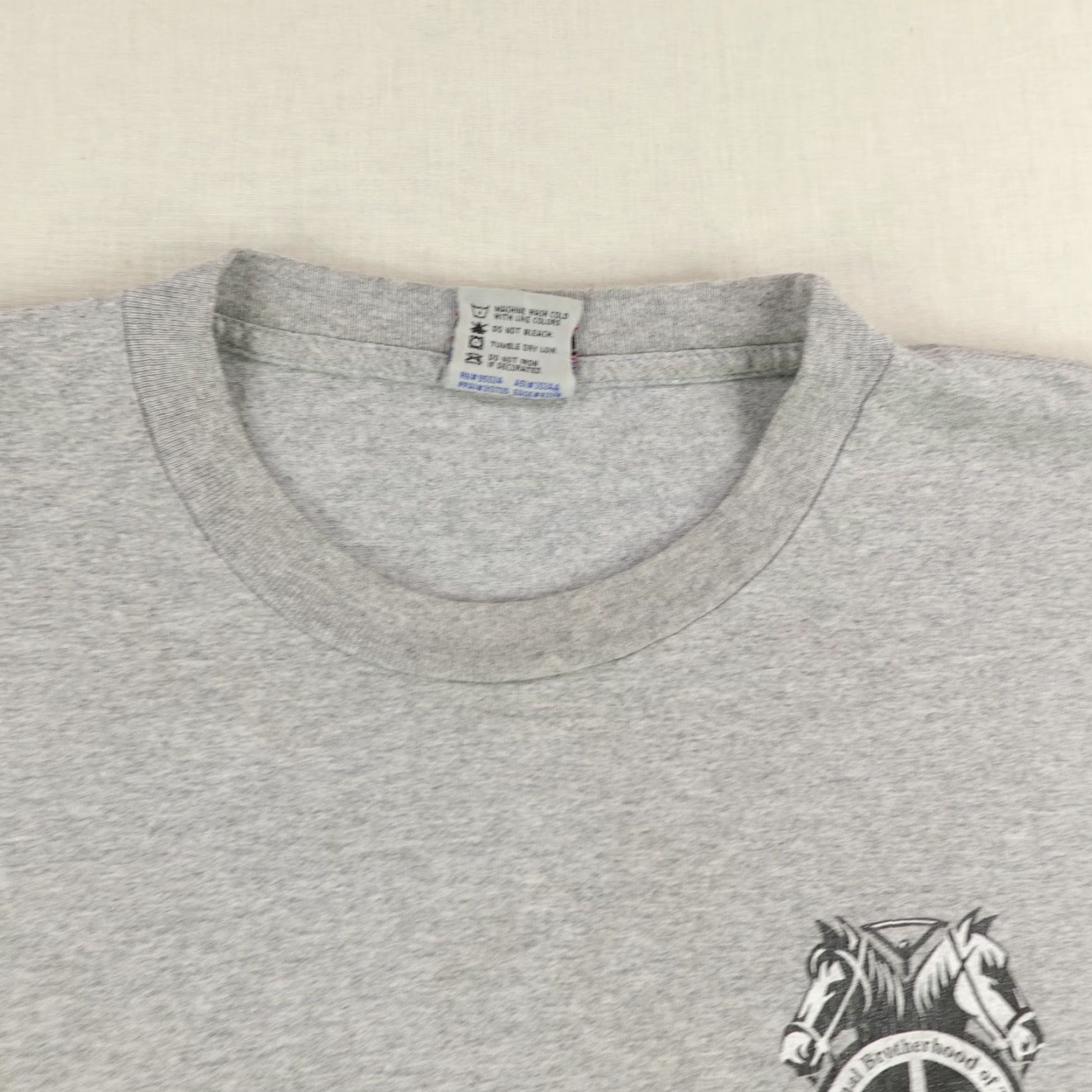 Vintage VINTAGE Teamsters Union Shirt Mens 2XL Gray Bayside Local 431 Millenium Falcon Work Shirt Size US XXL / EU 58 / 5 - 2 Thumbnail