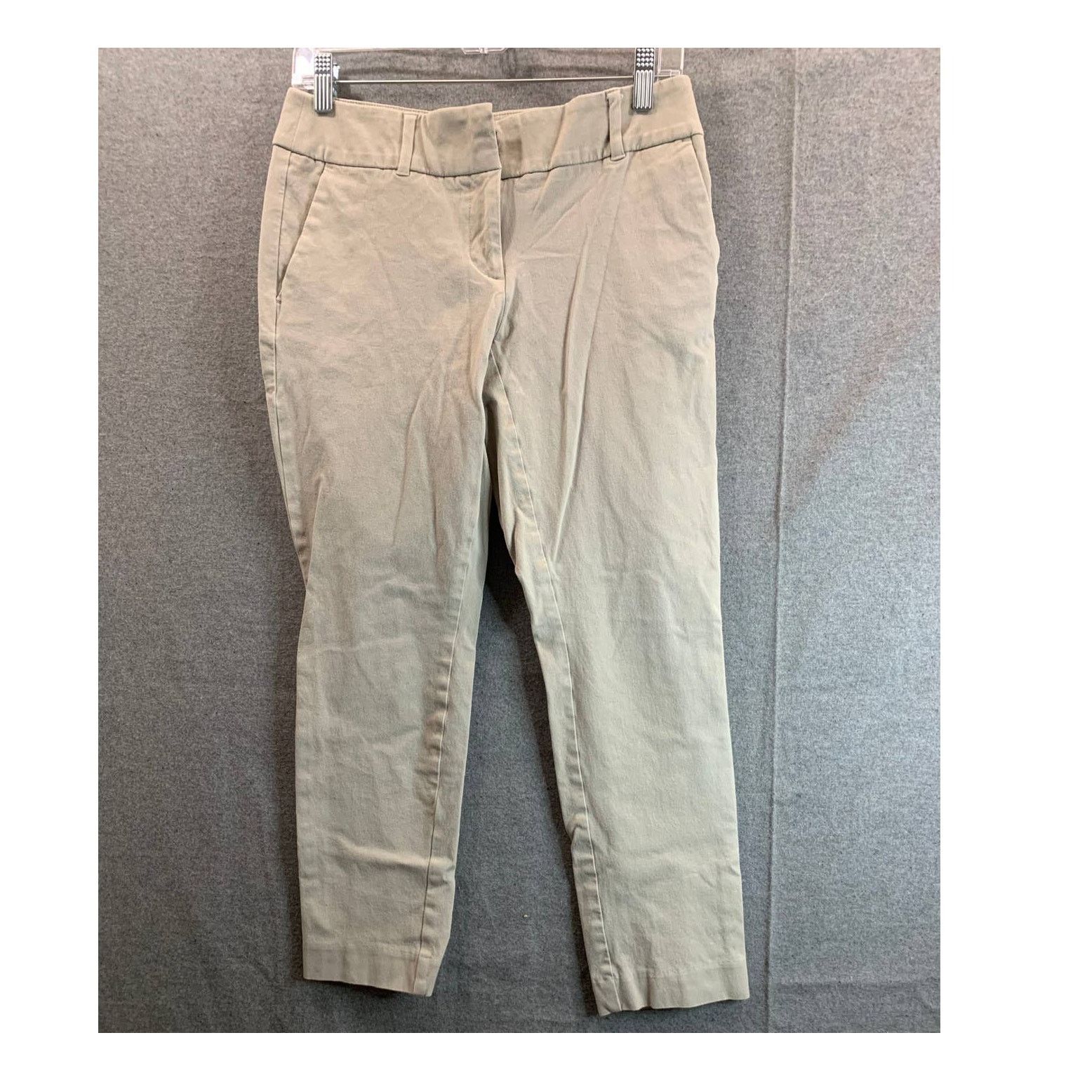 Loft LOFT Women's Pants Size 4 Cream / Brown Size 27" / US 4 / IT 40 - 1 Thumbnail