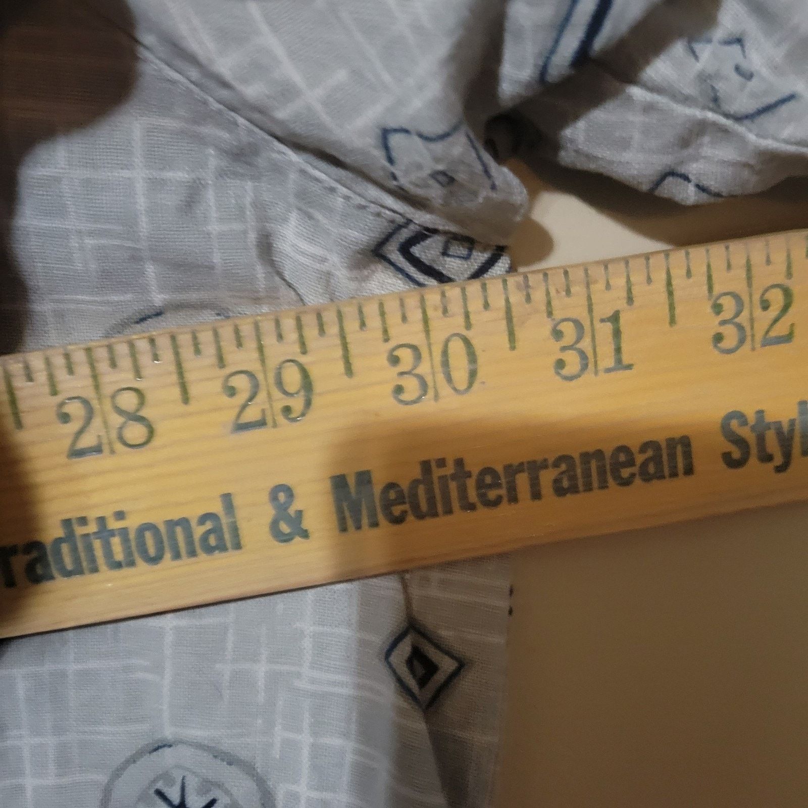 & Other Stories Island Shares Shirt Mens 4x Gray Pattern Button Up 100% Silk Size US XXL / EU 58 / 5 - 6 Thumbnail