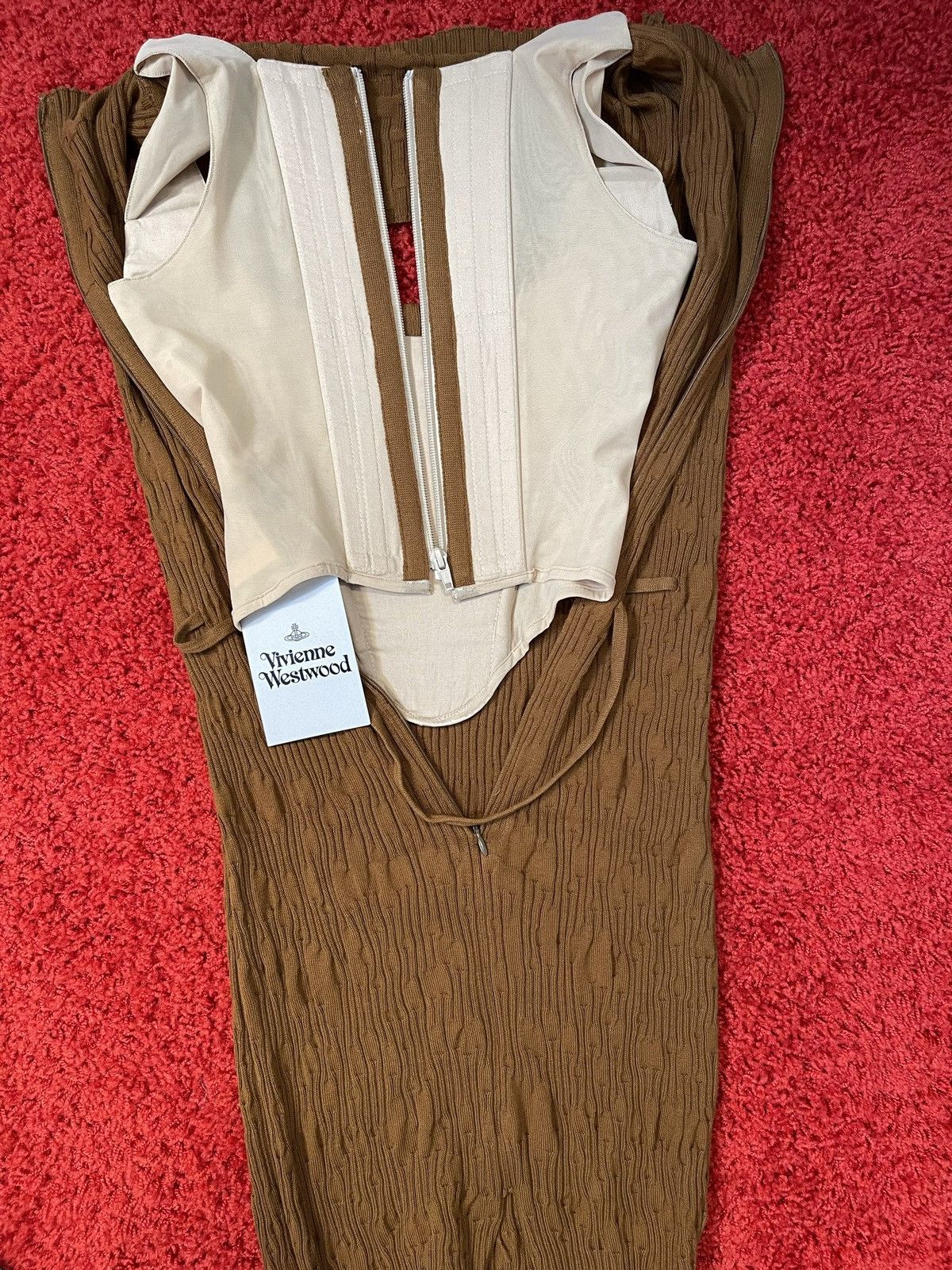 Vivienne Westwood Vivienne Westwood KATE CORSET MIDI DRESS NUTELLA NWT IT 40 Size S / US 4 / IT 40 - 14 Thumbnail