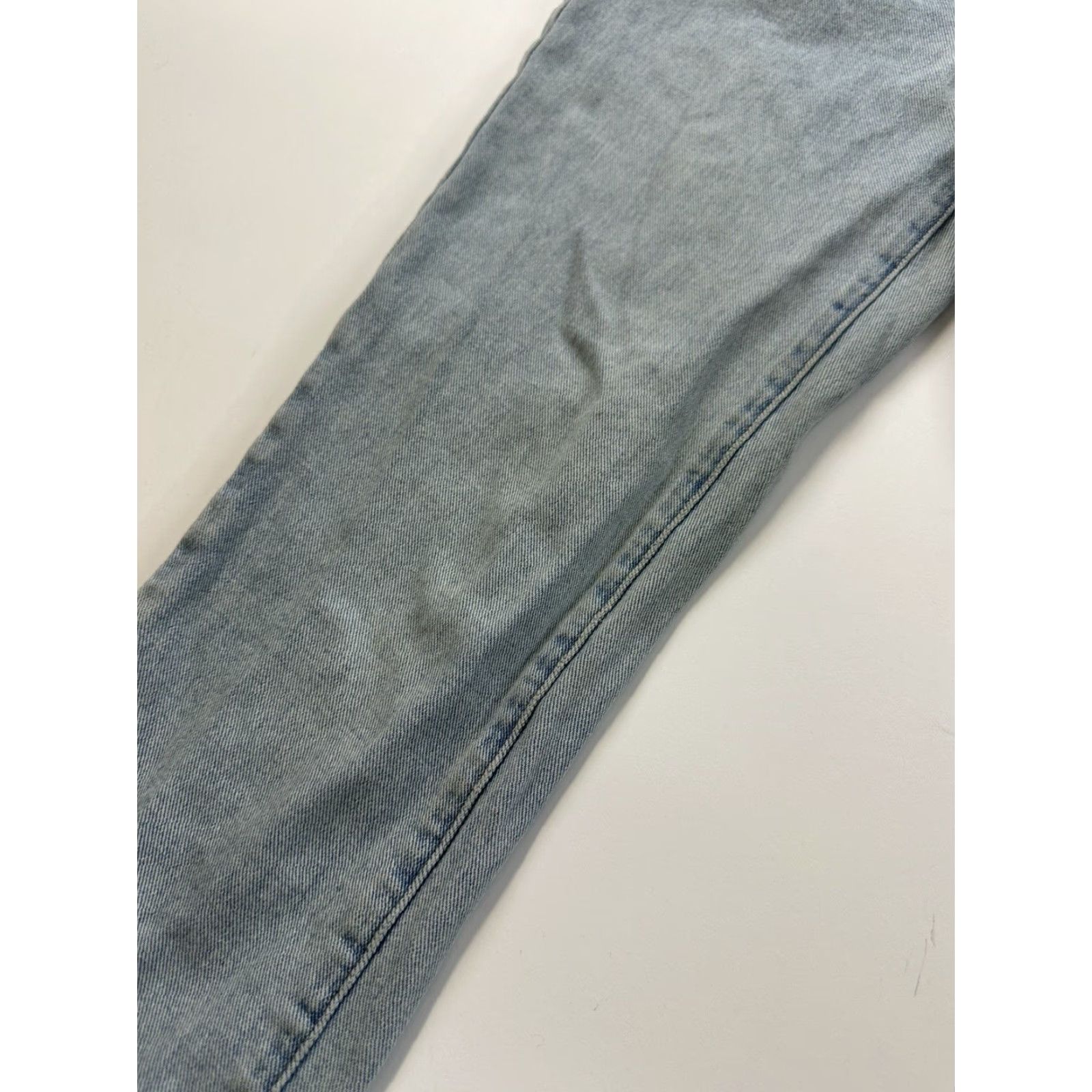 Pacsun VINTAGE PacSun Mom Jeans Blue Light Wash 24 Women Jeans Solid Acid Wash Button Zipper Size 42" / US 20 - 4 Thumbnail