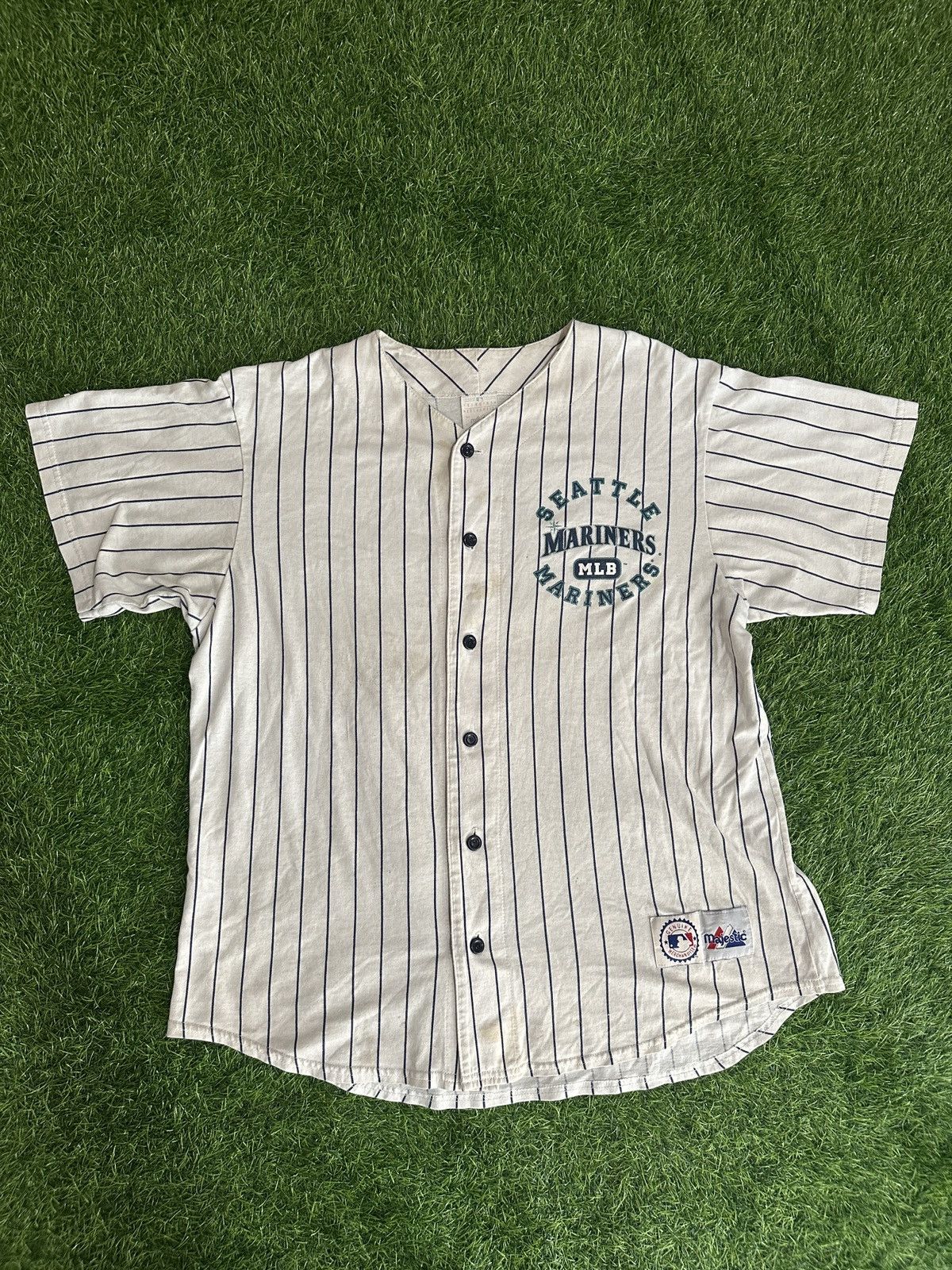 MLB Vintage majestic mlb seattle mariners jersey size L Size US L / EU 52-54 / 3 - 1 Thumbnail