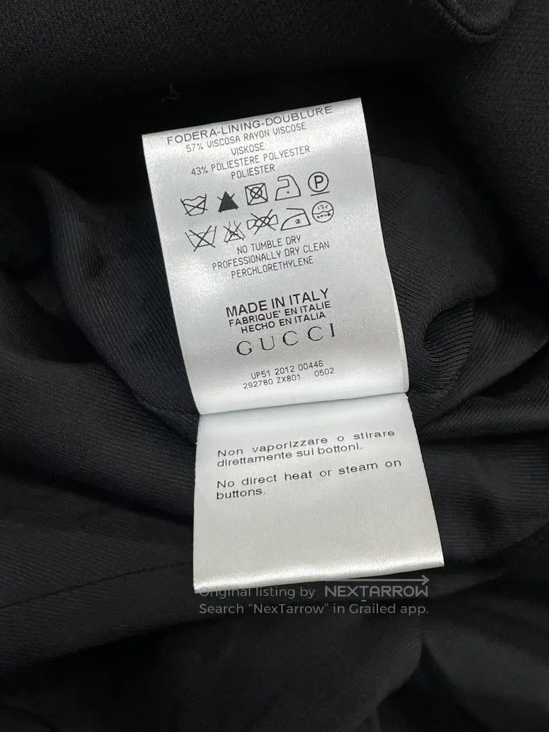 Gucci Gucci Black suit jacket Size S / US 4 / IT 40 - 5 Thumbnail
