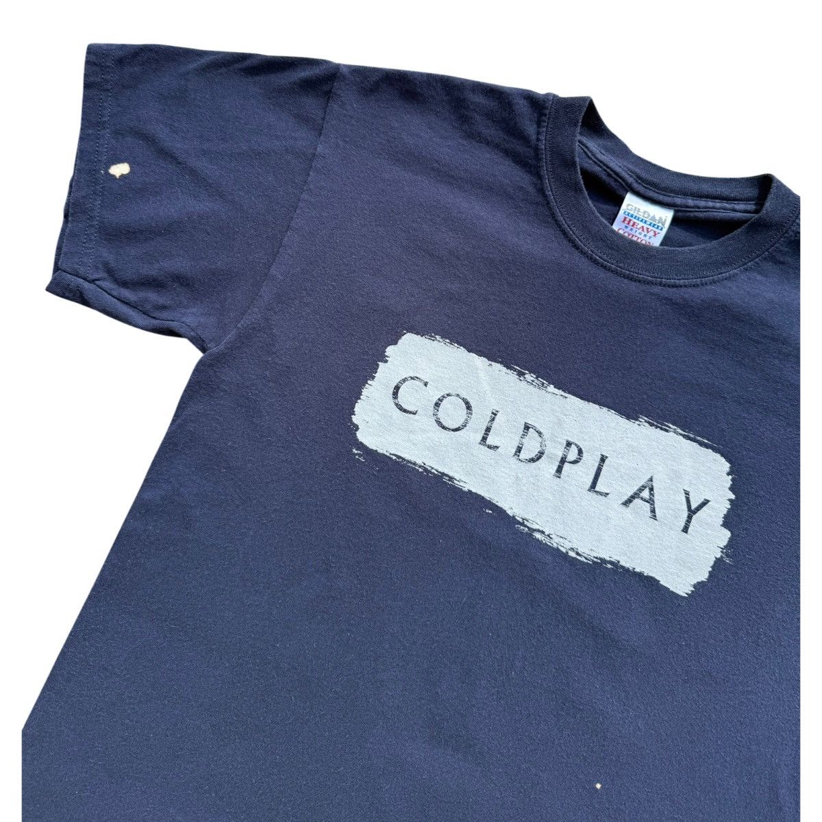 Vintage Coldplay North America Tour 2003 T-Shirt Gildan Navy Size US M / EU 48-50 / 2 - 2 Thumbnail