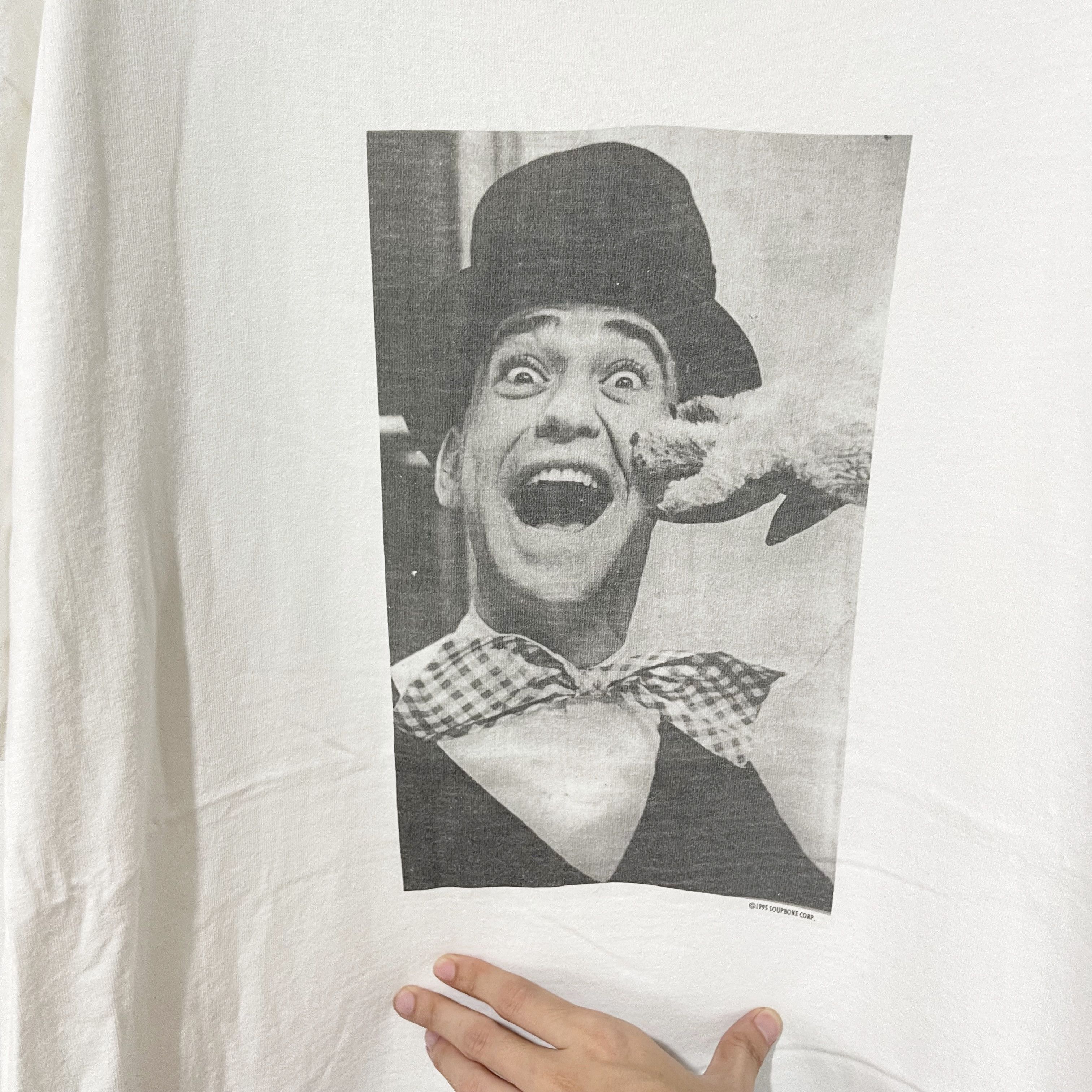 Vintage Vintage 90s Soupy Sales with White Fang in Photography Shirt Size US XL / EU 56 / 4 - 2 Thumbnail