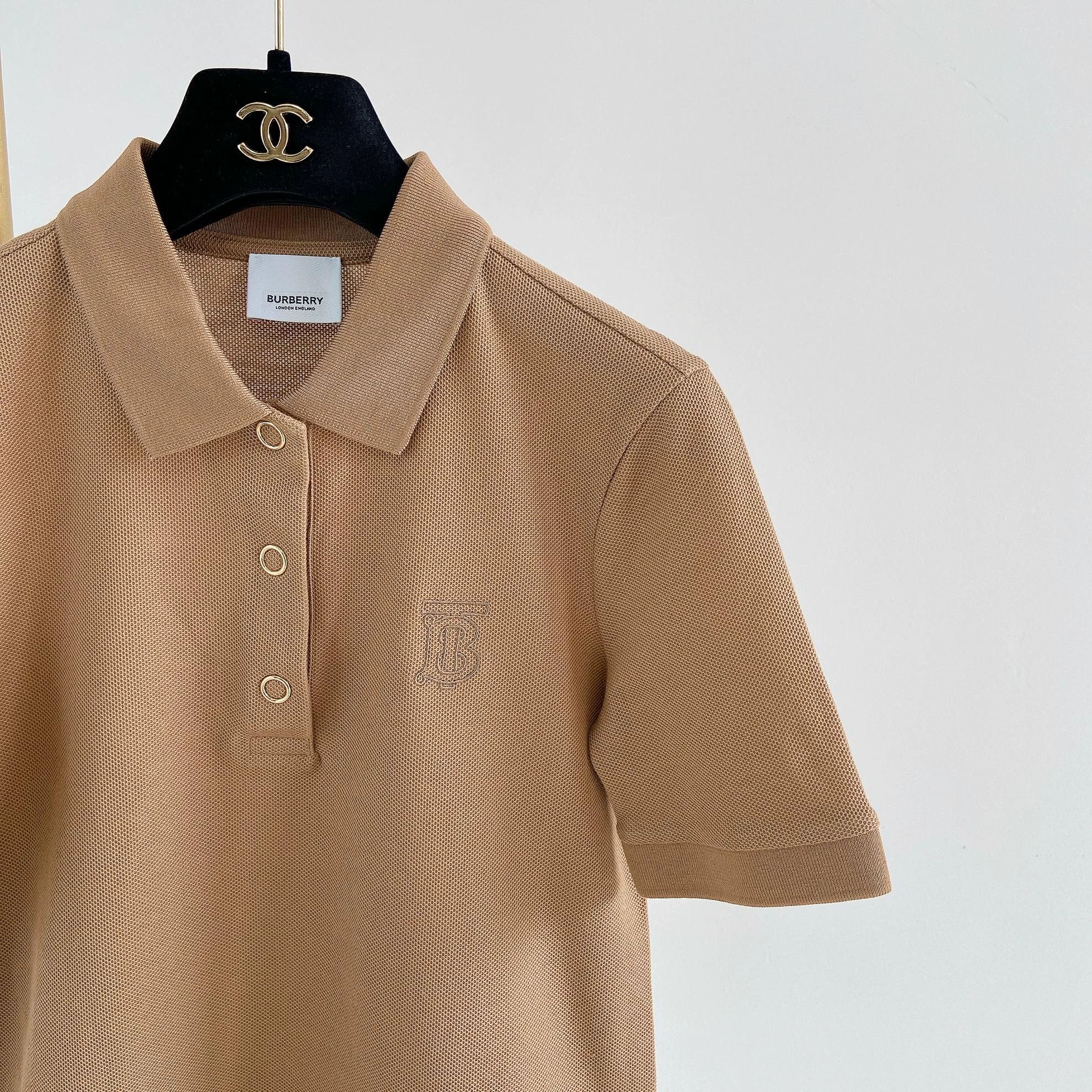 Burberry Burberry khaki collared polo shirt XXS Size XXS / US 00 / IT 34 - 3 Thumbnail