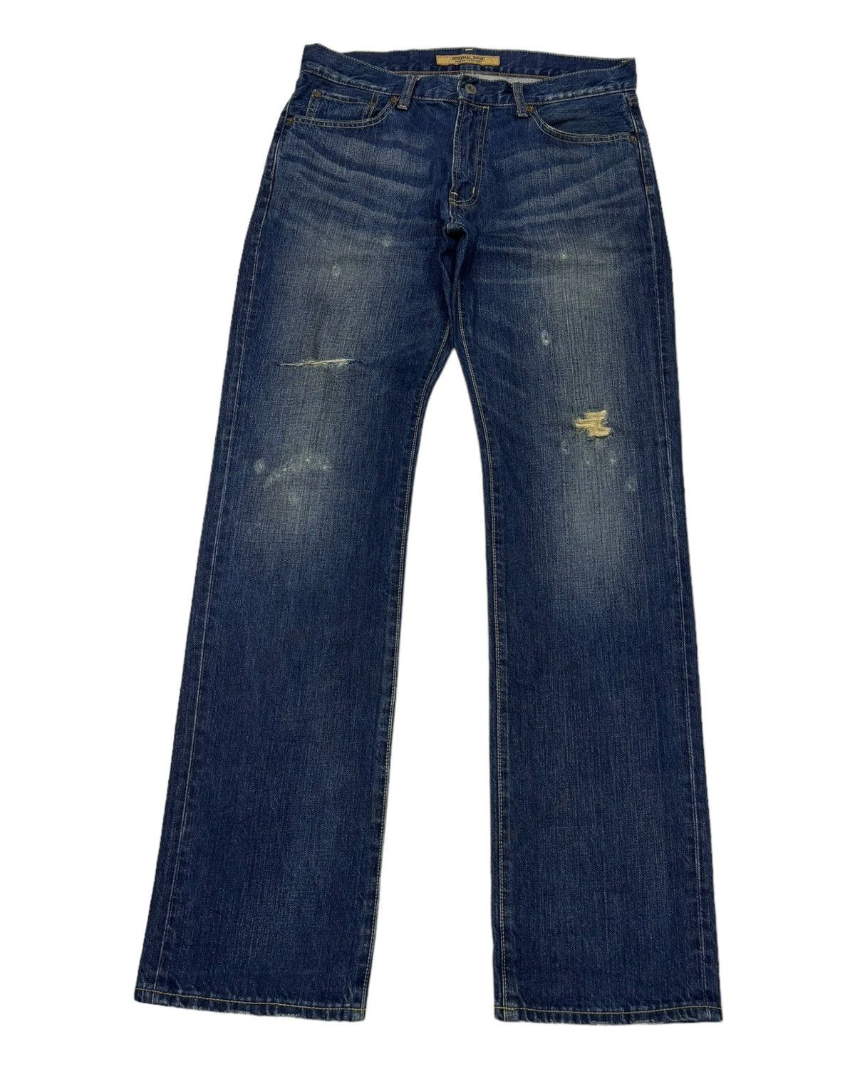 Undercover × Uniqlo VINTAGE S-002 DISTRESSED DENIM UNIQLO UNDERCOVER STYLE Size US 33 - 1 Thumbnail