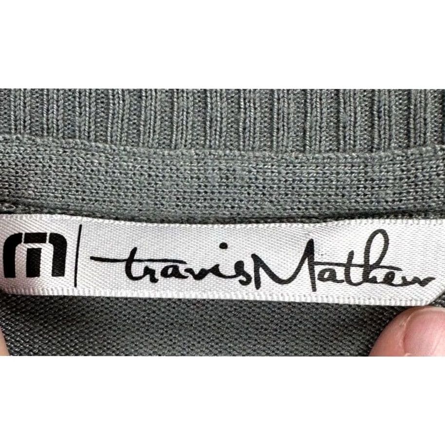 TravisMathew Travis Mathew V-Neck Sweater Pullover Adult XL Mens Gray Nylon Blend Long Sleeve Size US XL / EU 56 / 4 - 4 Thumbnail