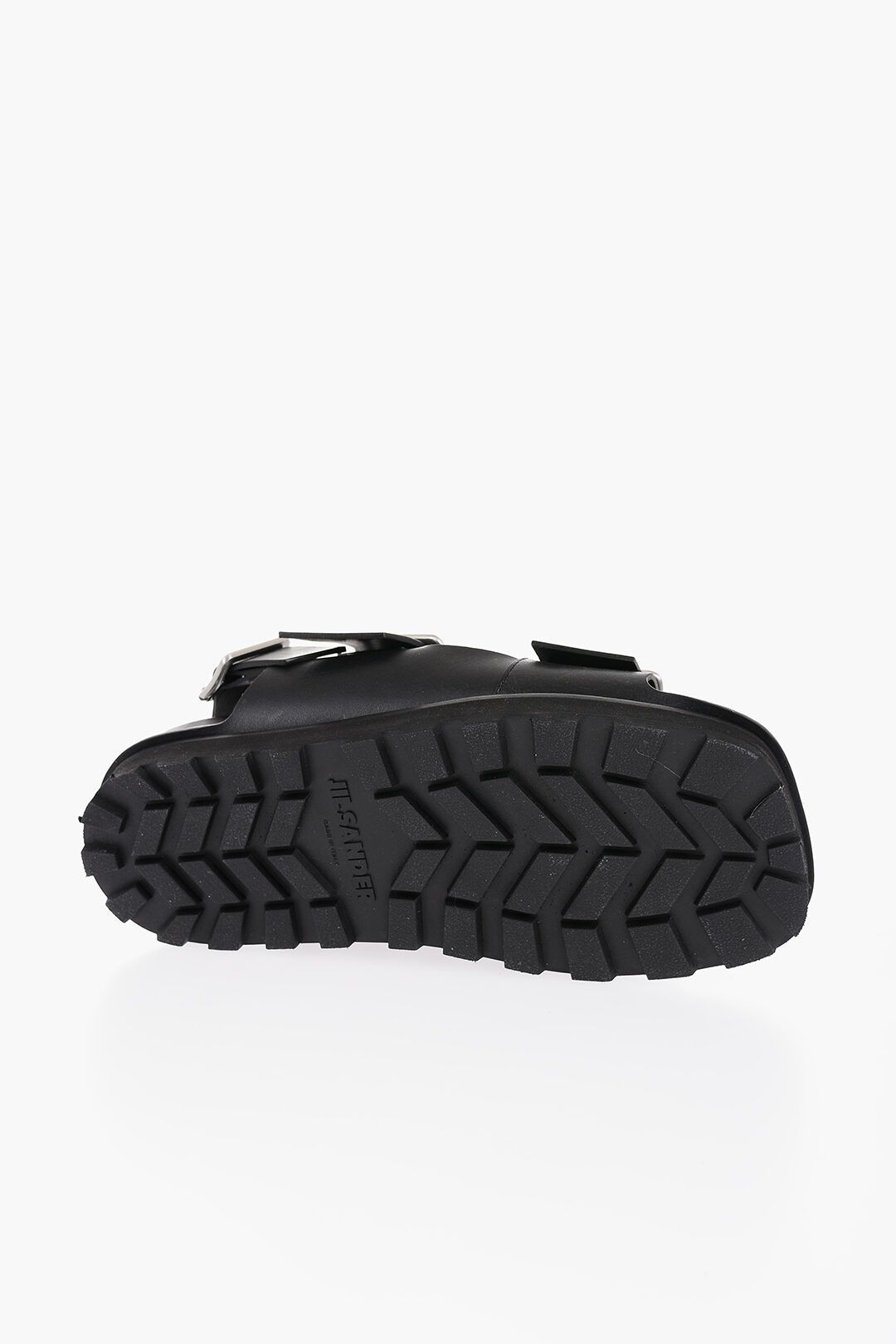 Jil Sander og1mm0625 Leather Slingback Sandals in Black Size US 10 / EU 43 - 5 Thumbnail