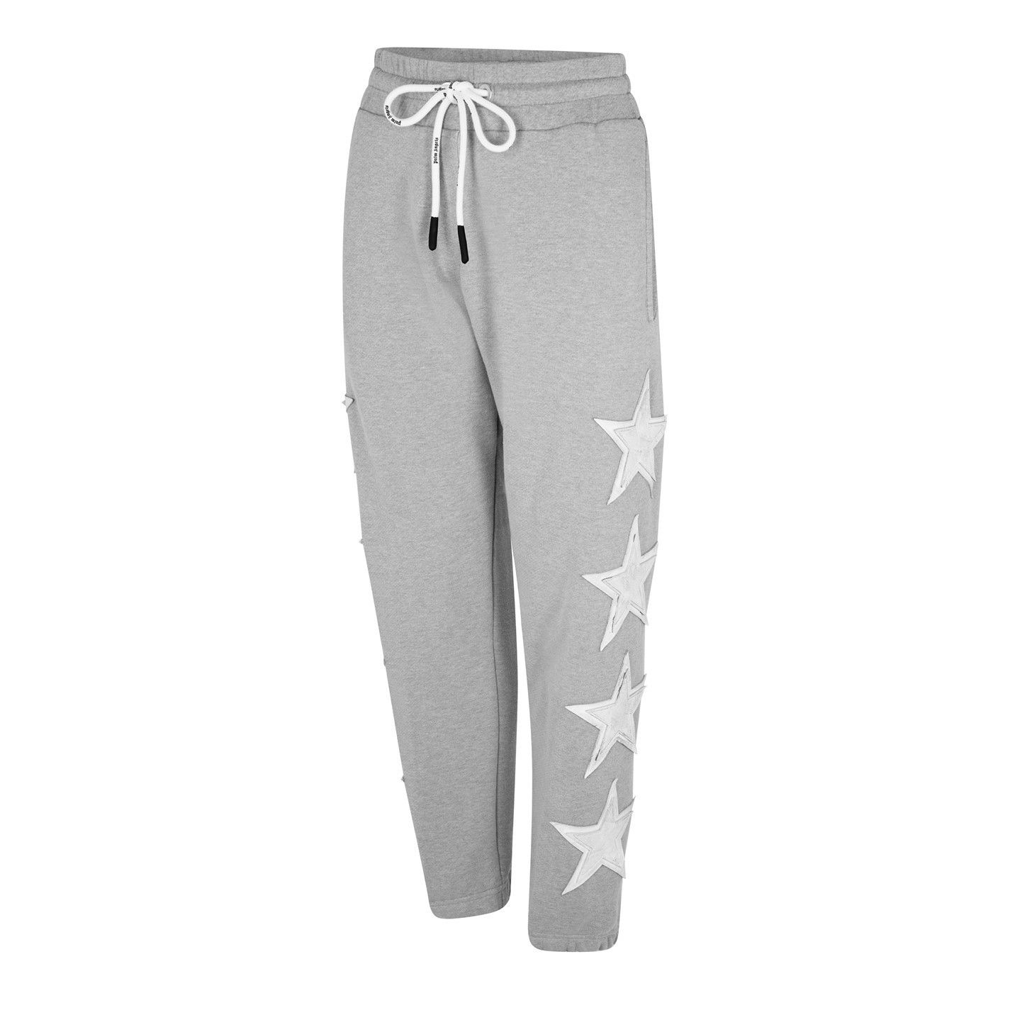 Palm Angels o1g2r1mq0325 Vintage Star Sweatpant in Grey Size 29" - 3 Thumbnail