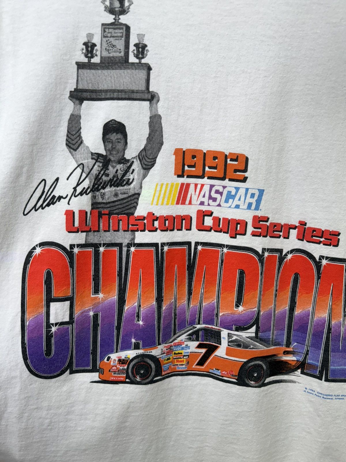 Vintage Vintage 90’s Nascar Winston Cup T-Shirt Adult Size Large Size US L / EU 52-54 / 3 - 2 Thumbnail