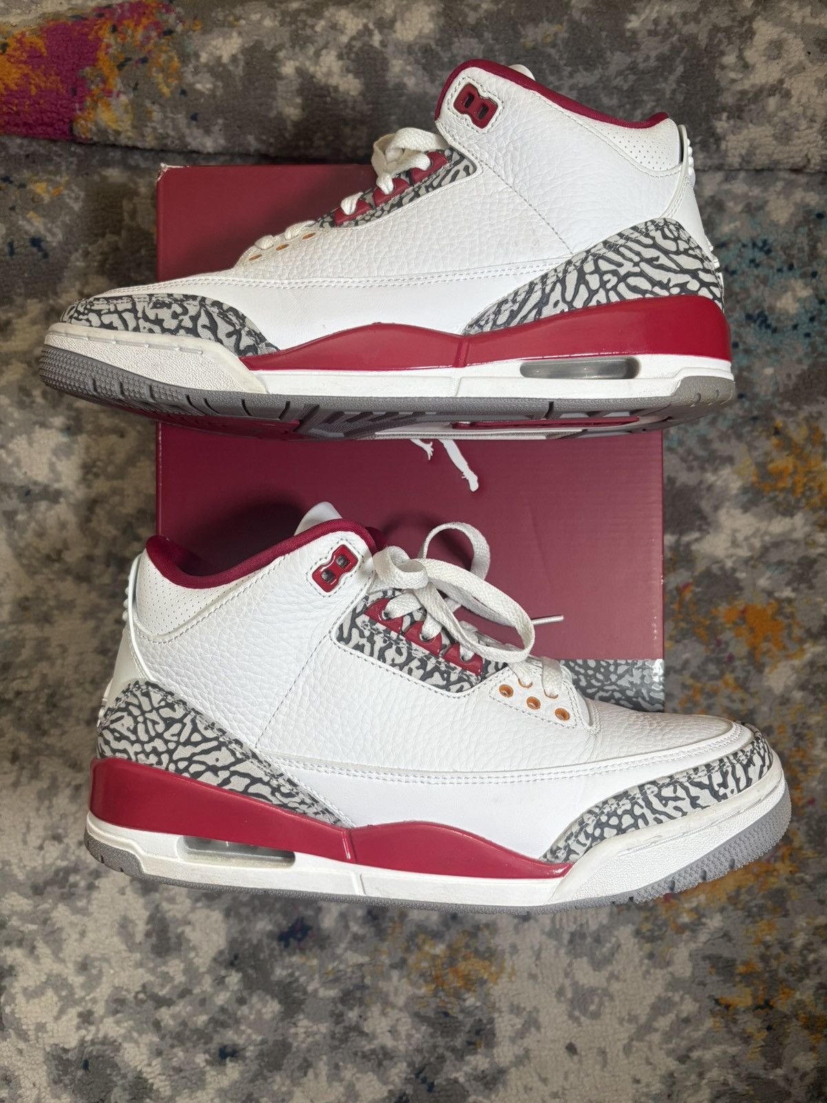 Jordan Brand Air Jordan Retro 3 Cardinal size 9 Size US 9 / EU 42 - 1 Thumbnail