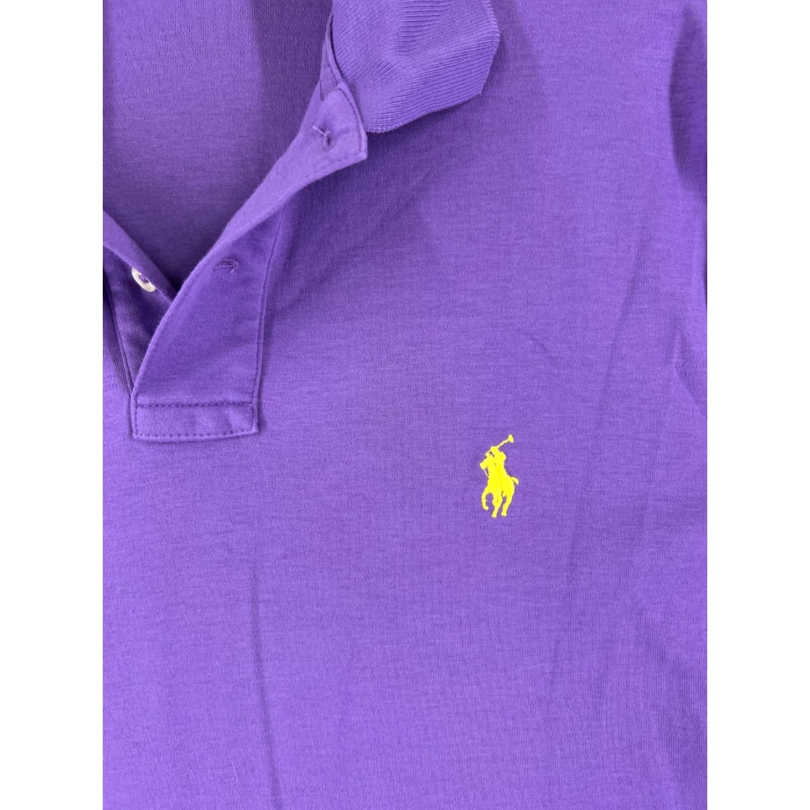 Ralph Lauren Polo Ralph Lauren Polo Shirt Mens Large Purple 100% Cotton Jersey Golf Golfer Shirt Size US L / EU 52-54 / 3 - 6 Thumbnail