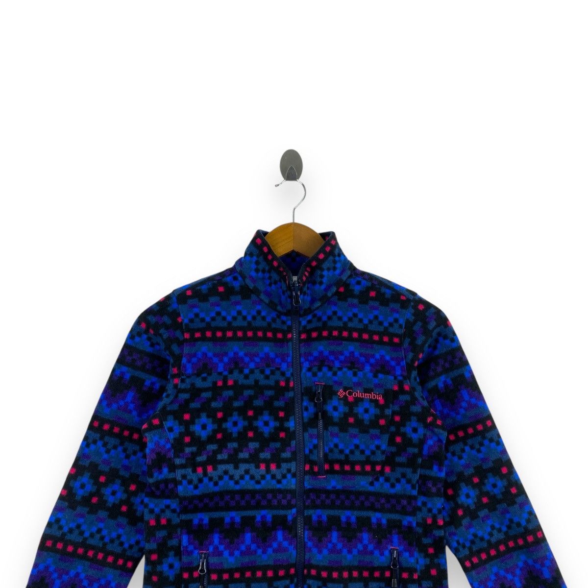 Columbia Vintage COLUMBIA INTERCHANGE Fabric Aztec Navajo Jacket Size S / US 4 / IT 40 - 2 Thumbnail