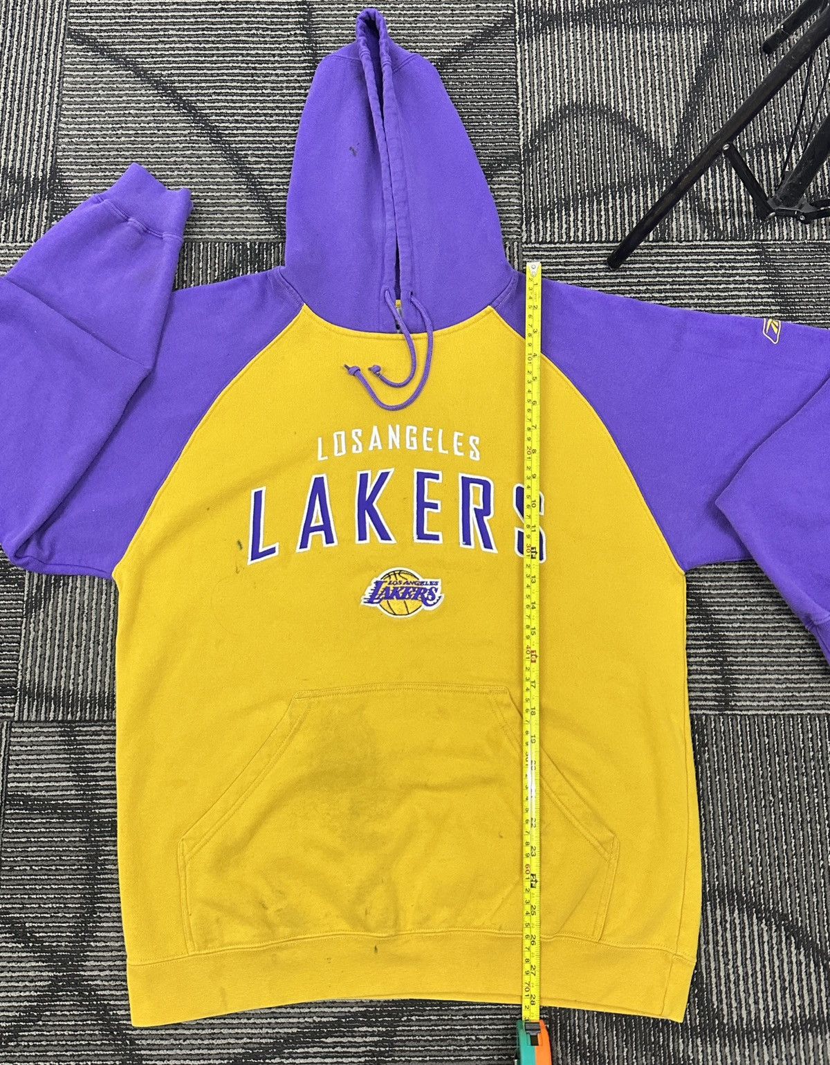 Reebok Distressed Reebok x Lakers Hoodie Size US M / EU 48-50 / 2 - 10 Thumbnail