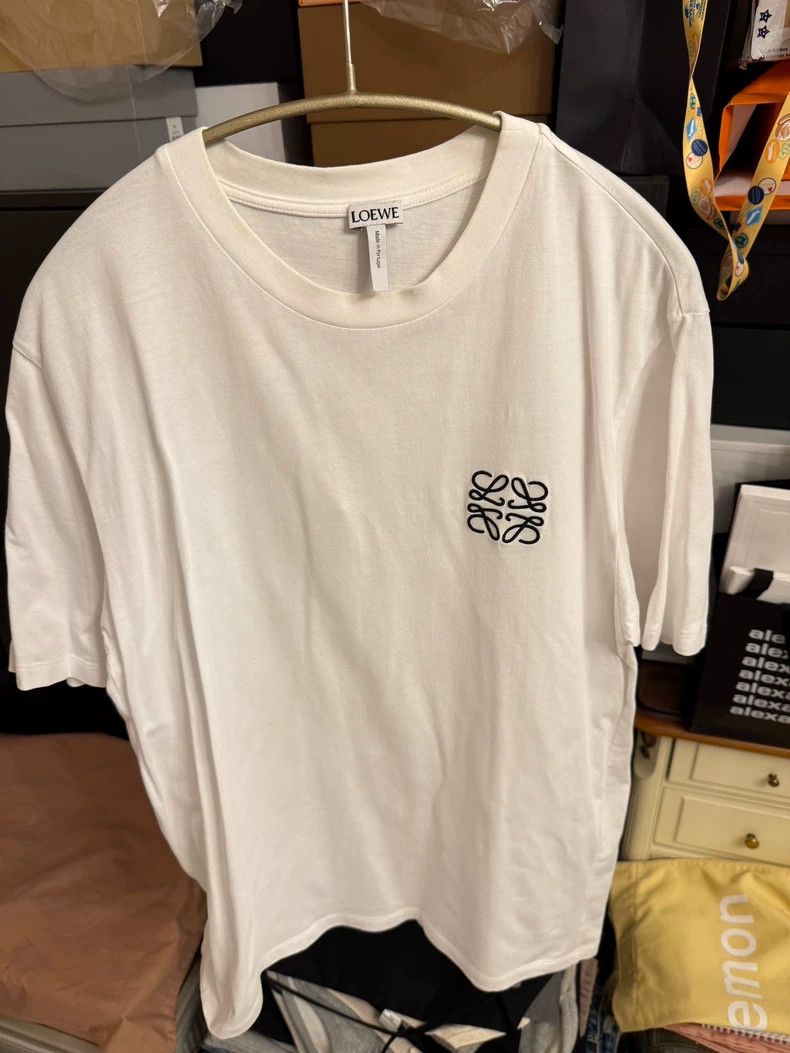 Loewe Loewe White printed t-shirt Size US L / EU 52-54 / 3 - 1 Thumbnail